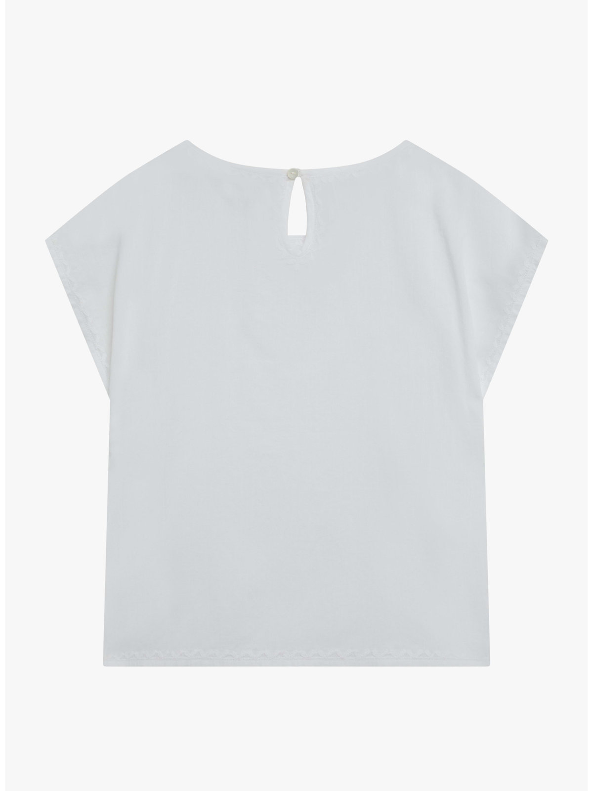 FEMME ウィメンズ 【Outlet】AM56 HAUT ノーカラーブラウス ホワイト