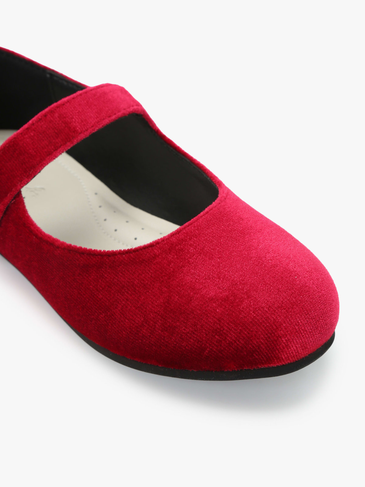 ENFANT ガールズ キッズ ベロア バレエシューズ ピンク