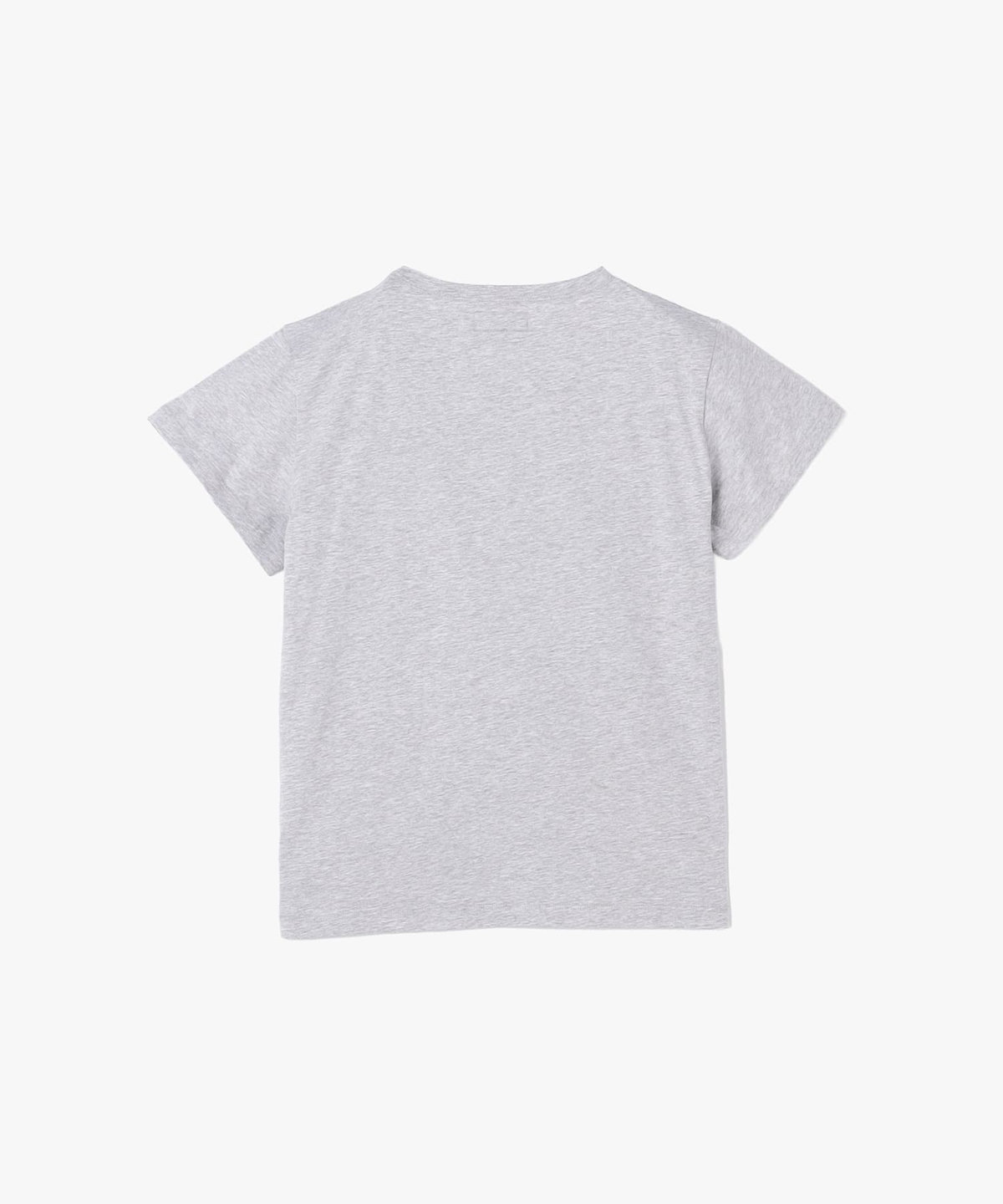 FEMME ウィメンズ メッセージ プリント オーガニックコットン 半袖 Tシャツ "...je sais ce que j' fais...! Zut" グレー