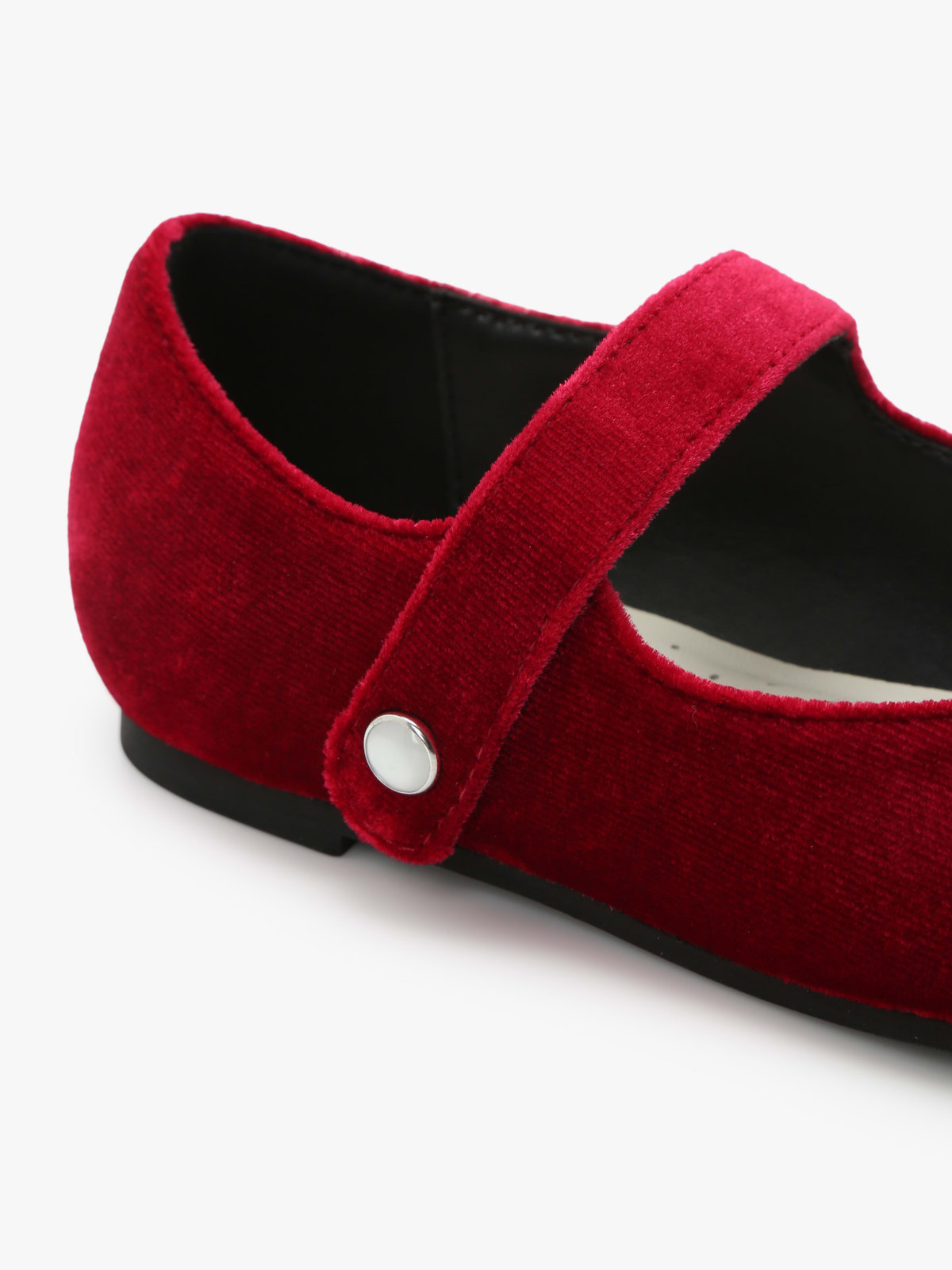 ENFANT ガールズ キッズ ベロア バレエシューズ ピンク