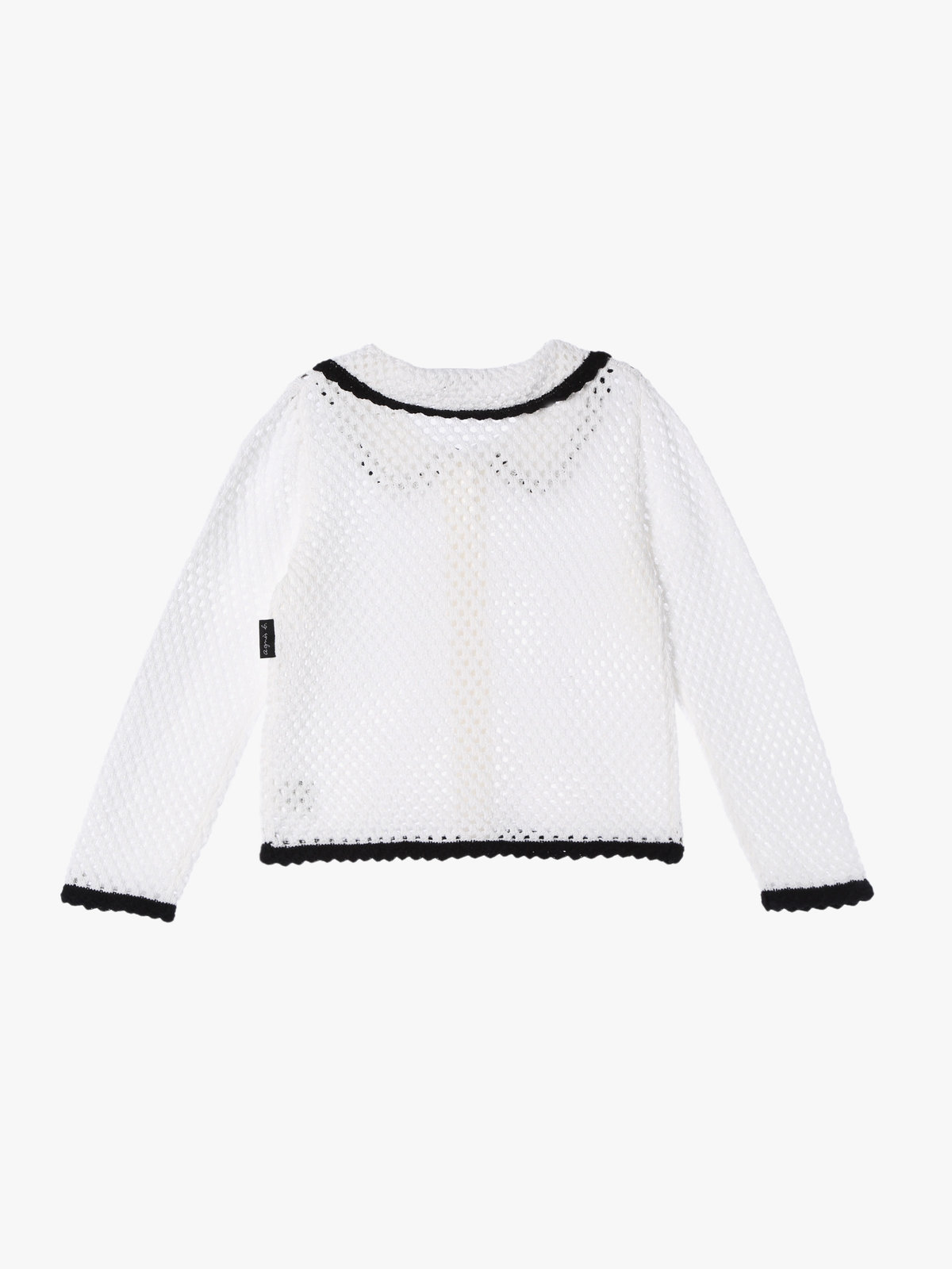 ENFANT ガールズ LQ07 E CARDIGAN キッズ カーディガン ホワイト