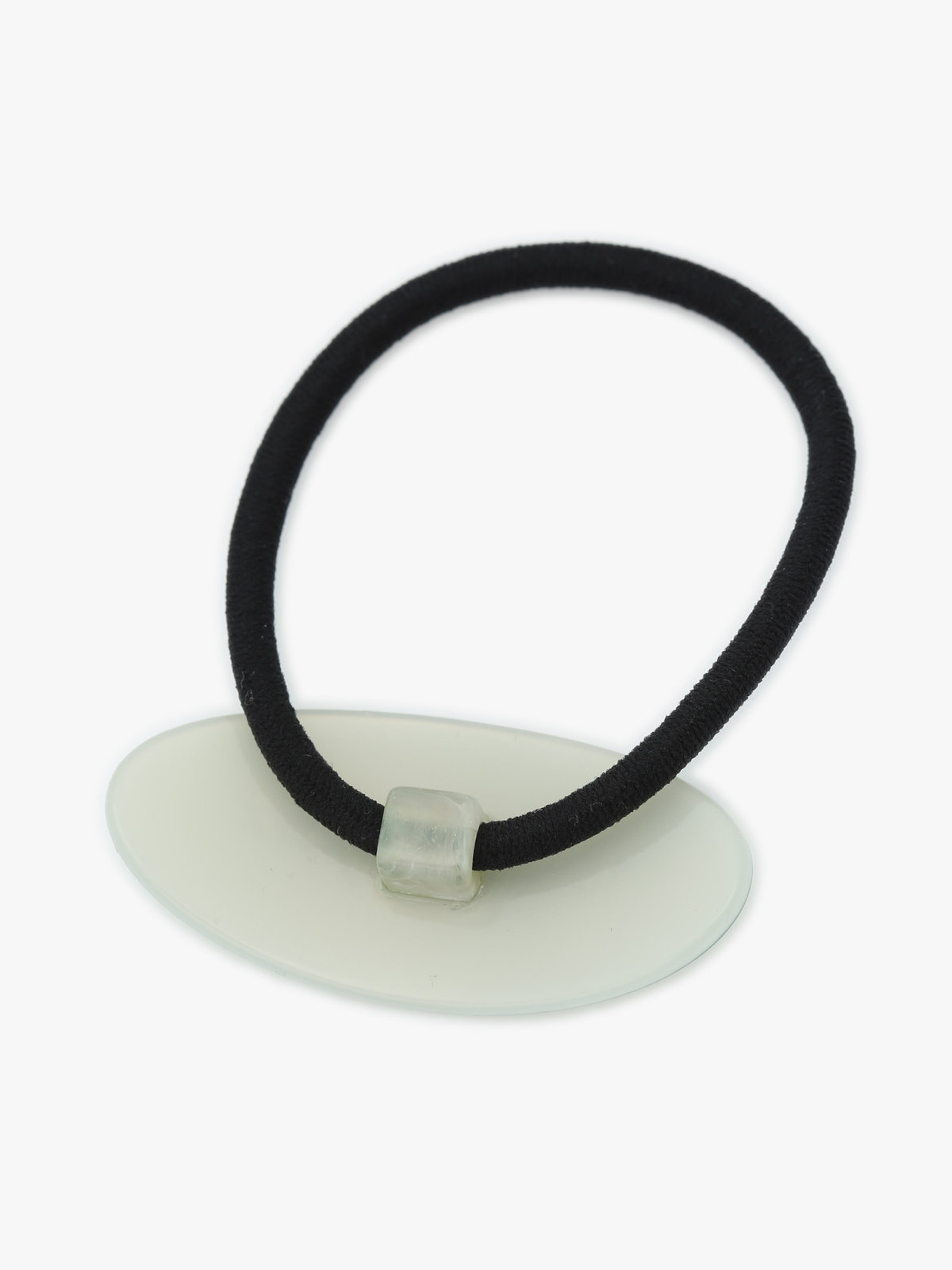 To b. by agnès b. カラー ロゴ ヘアタイ グリーン