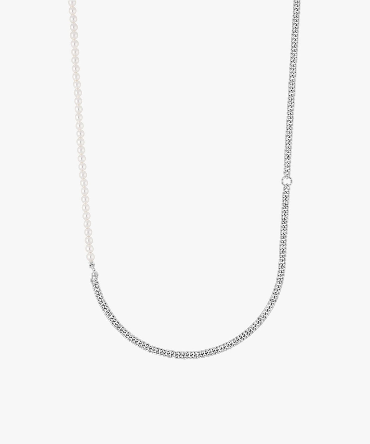 FEMME ウィメンズ パール ネックレス "Denise" シルバー