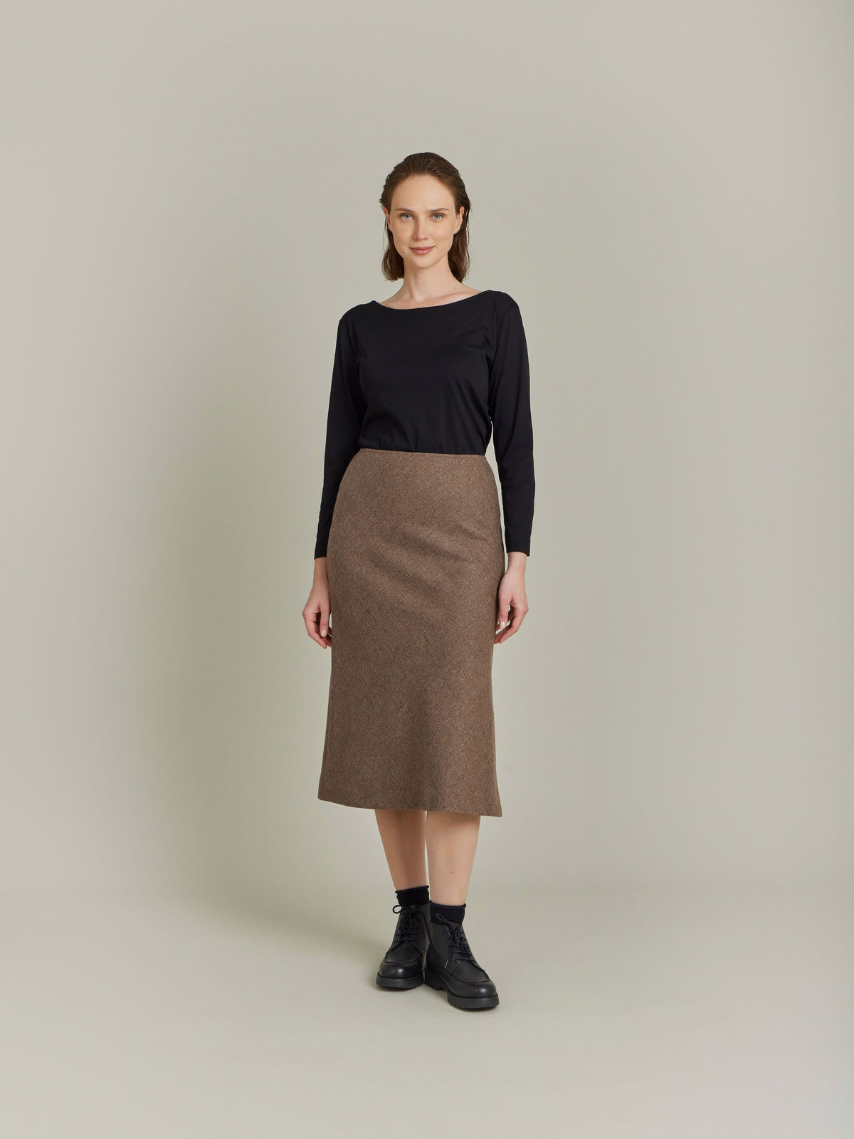 FEMME ウィメンズ 【Outlet】TU59 JUPE スカート ブラウン