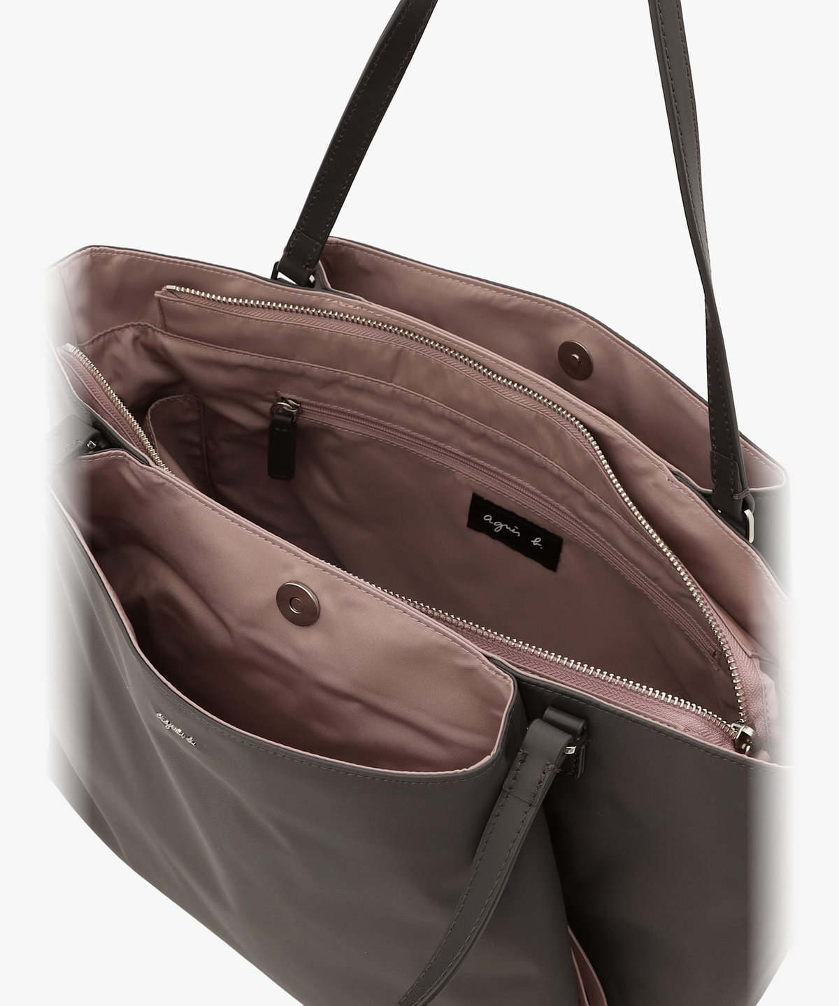 VOYAGE ウィメンズ バッグ＆ウォレット ナイロン ラージ トートバッグ "Origami" ABS07-04 グレー