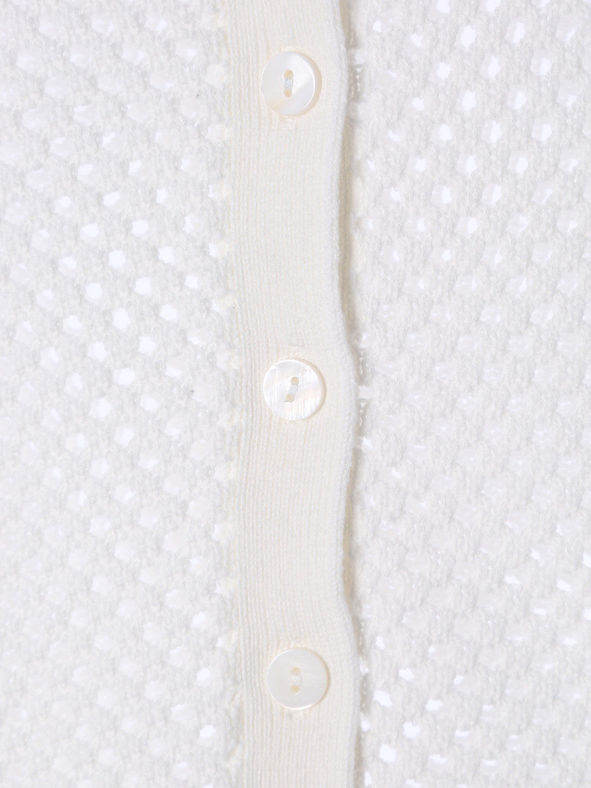 ENFANT ガールズ LQ07 E CARDIGAN キッズ カーディガン ホワイト