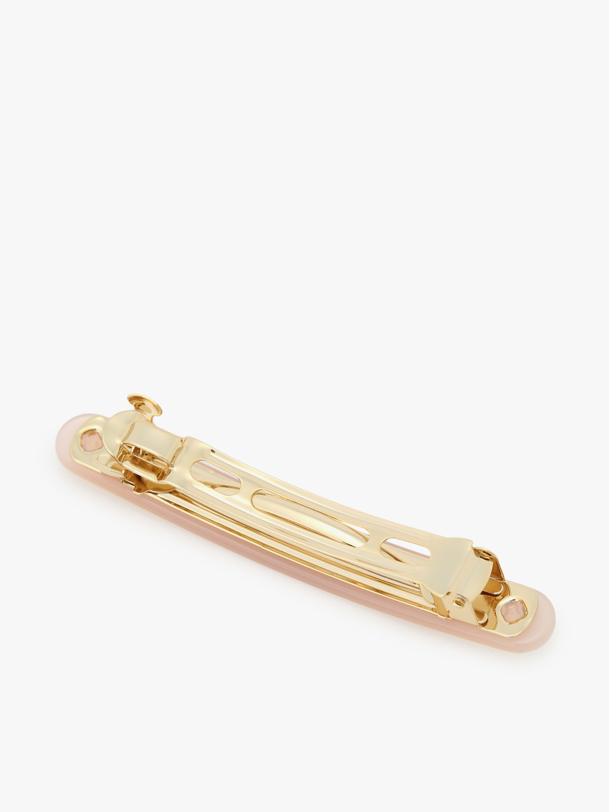 To b. by agnès b. ロゴ ヘアバレッタ ホワイト