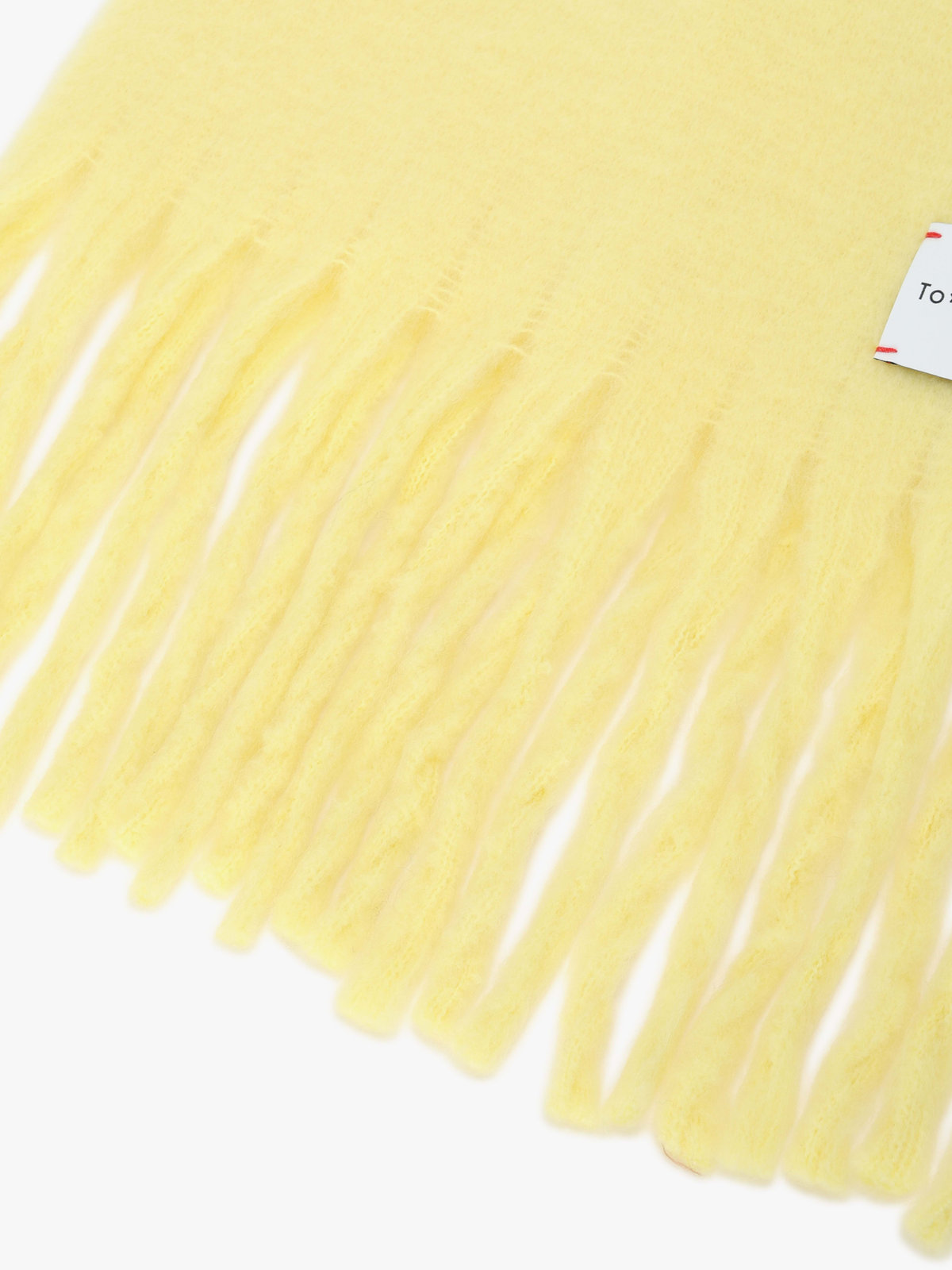 To b. by agnès b. 【Outlet】カラー マフラー イエロー