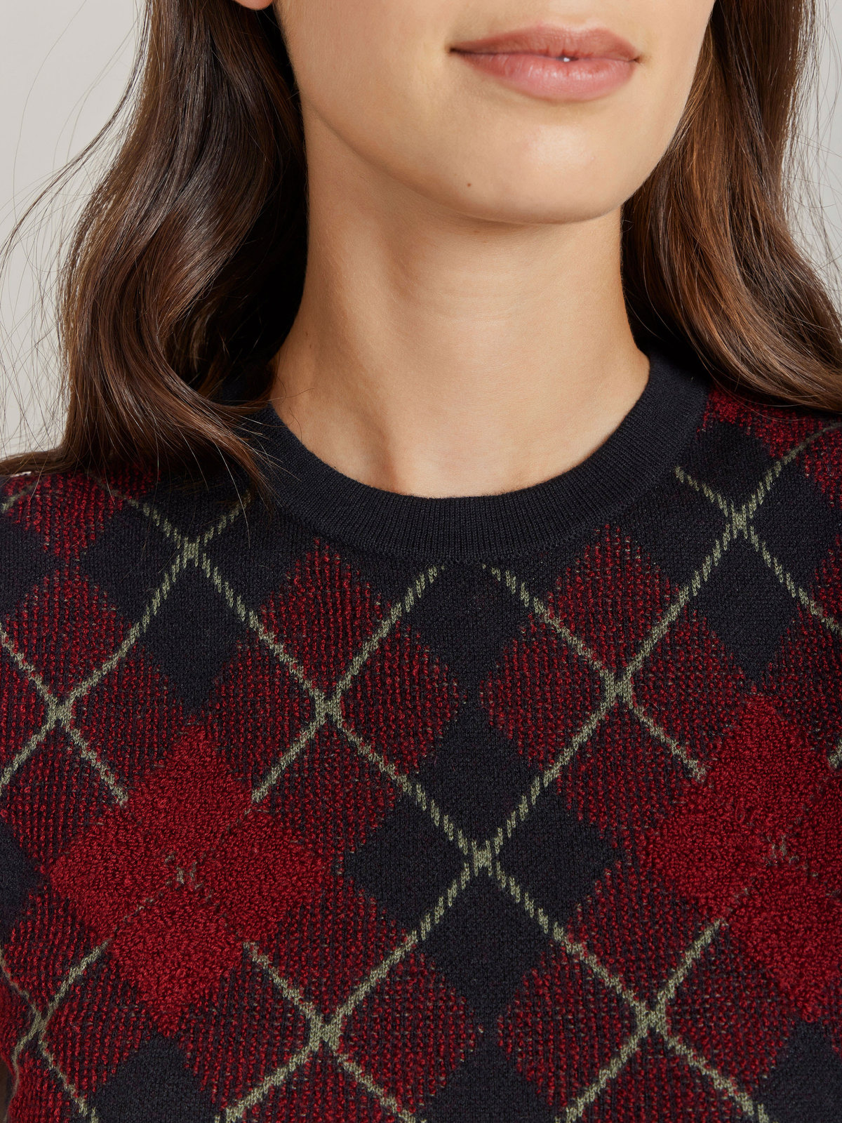 FEMME ウィメンズ 【Outlet】LY92 PULLOVER プルオーバー ボルドー