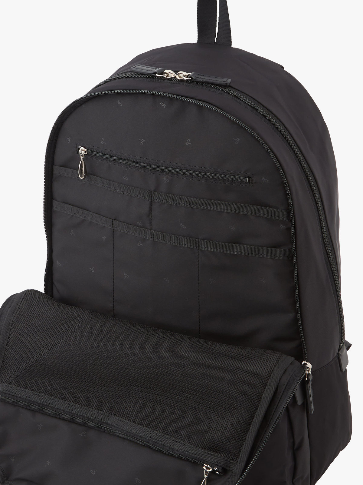 VOYAGE ウィメンズ バッグ＆ウォレット ナイロン バックパック "Cecile" NS24-10 ブラック