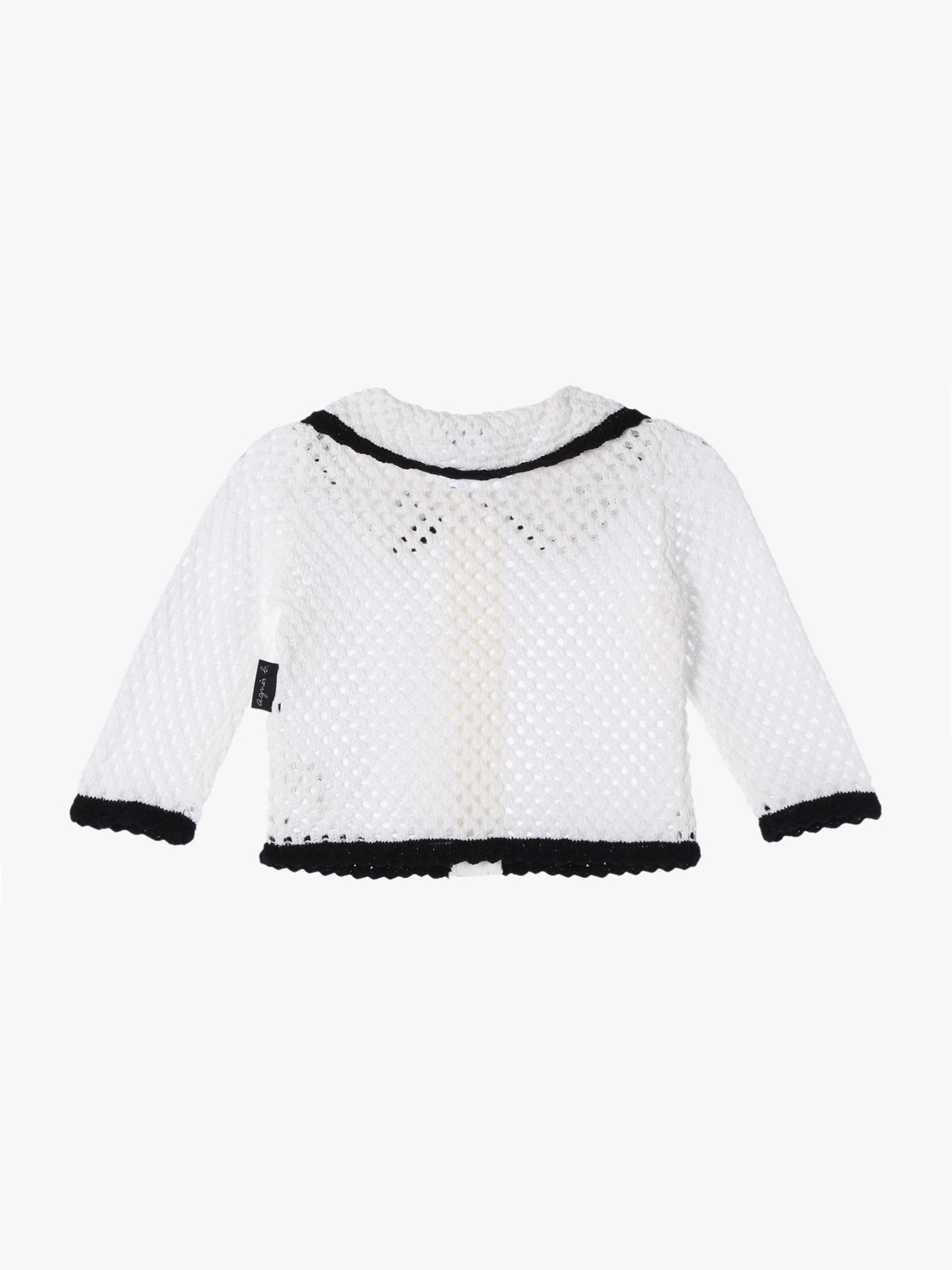 ENFANT ベビー LQ07 L CARDIGAN ベビー カーディガン ホワイト