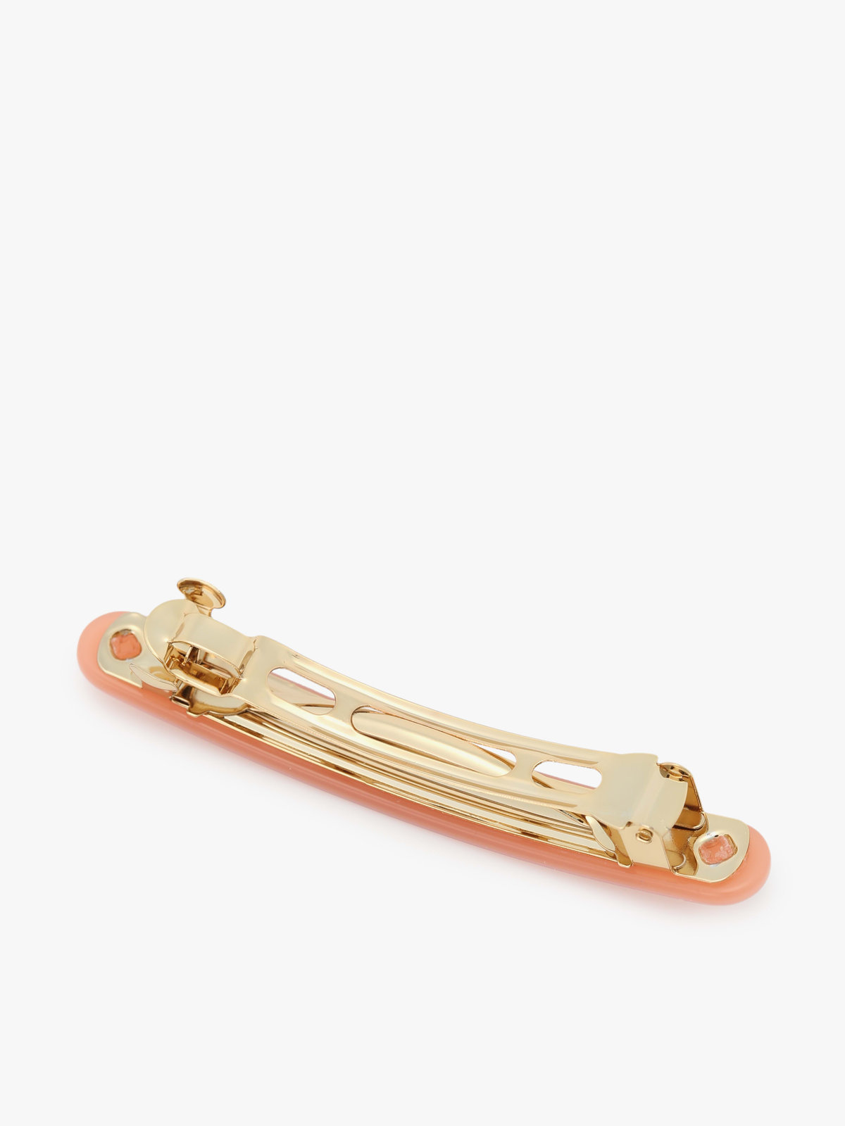 To b. by agnès b. ロゴ ヘアバレッタ ピンク