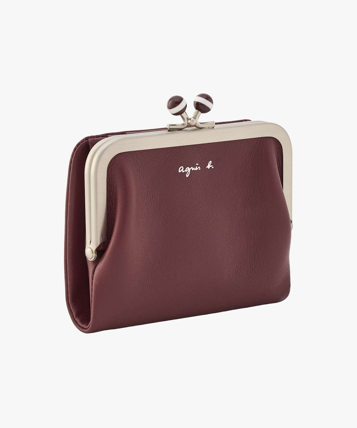 VOYAGE ウィメンズ バッグ＆ウォレット レザー がま口 ミニ ウォレット "Irene" PAW07-06 レッド系その他