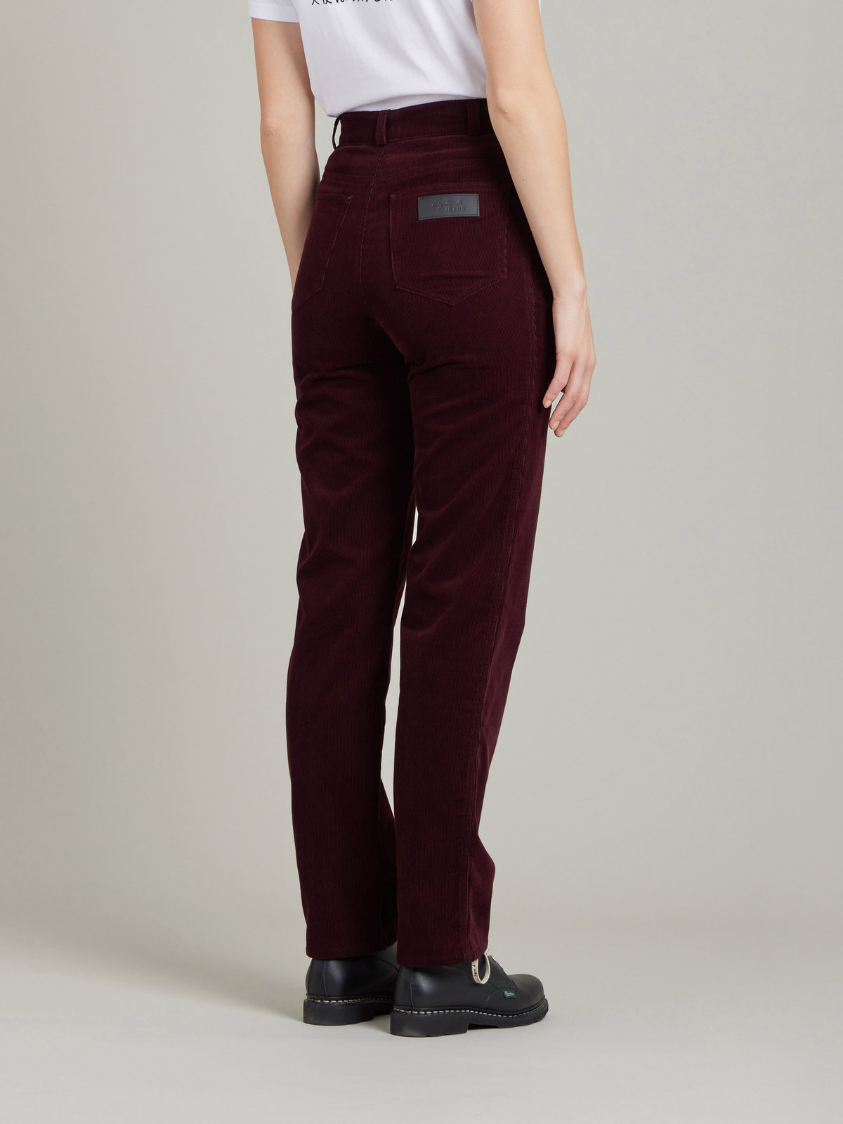 FEMME ウィメンズ 【Outlet】UR59 PANTALON コーデュロイロングパンツ パープル系その他