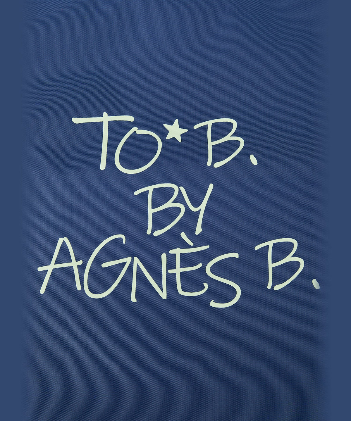 To b. by agnès b. マルチカラー ロゴ トート セット ネイビー