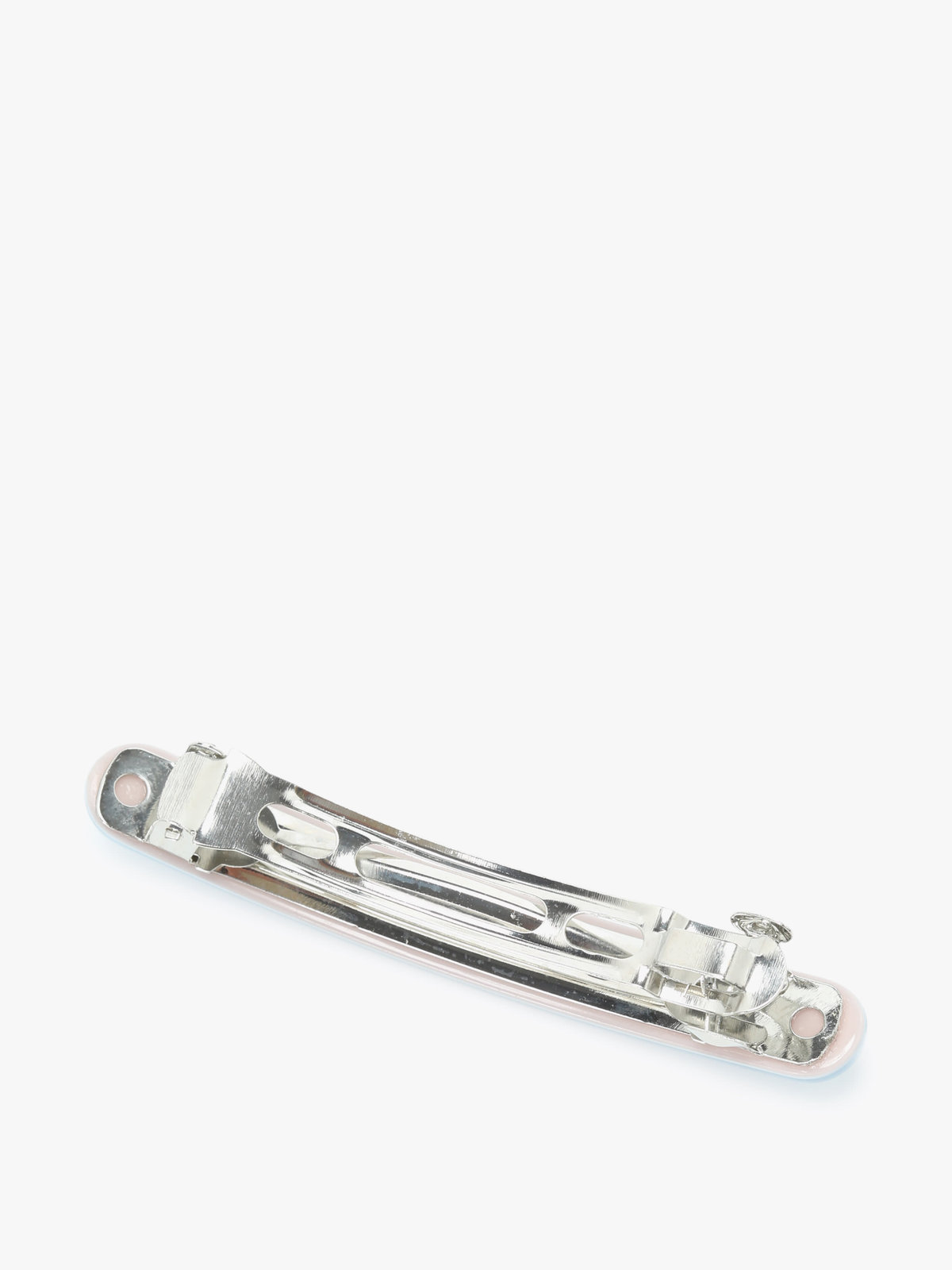 To b. by agnès b. ロゴ ヘアバレッタ ブルー