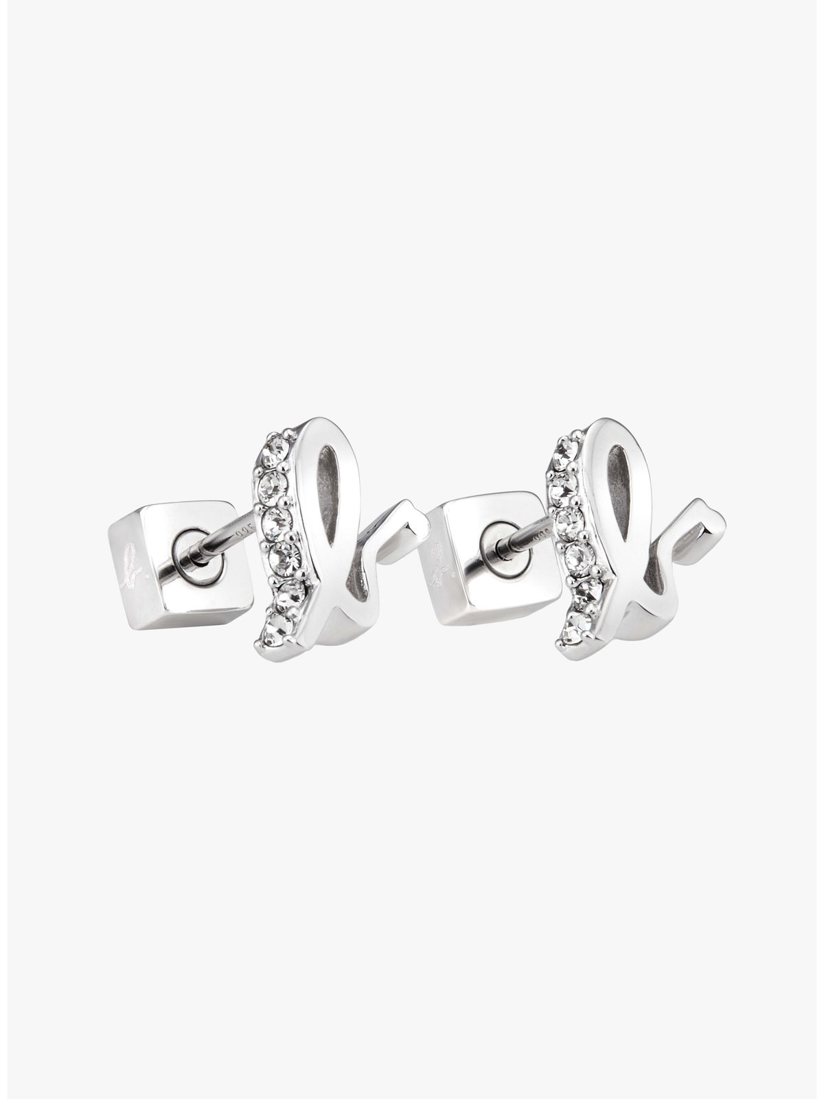 FEMME ウィメンズ "b." ロゴ ピアス "ICONIC - ITALIC B" シルバー