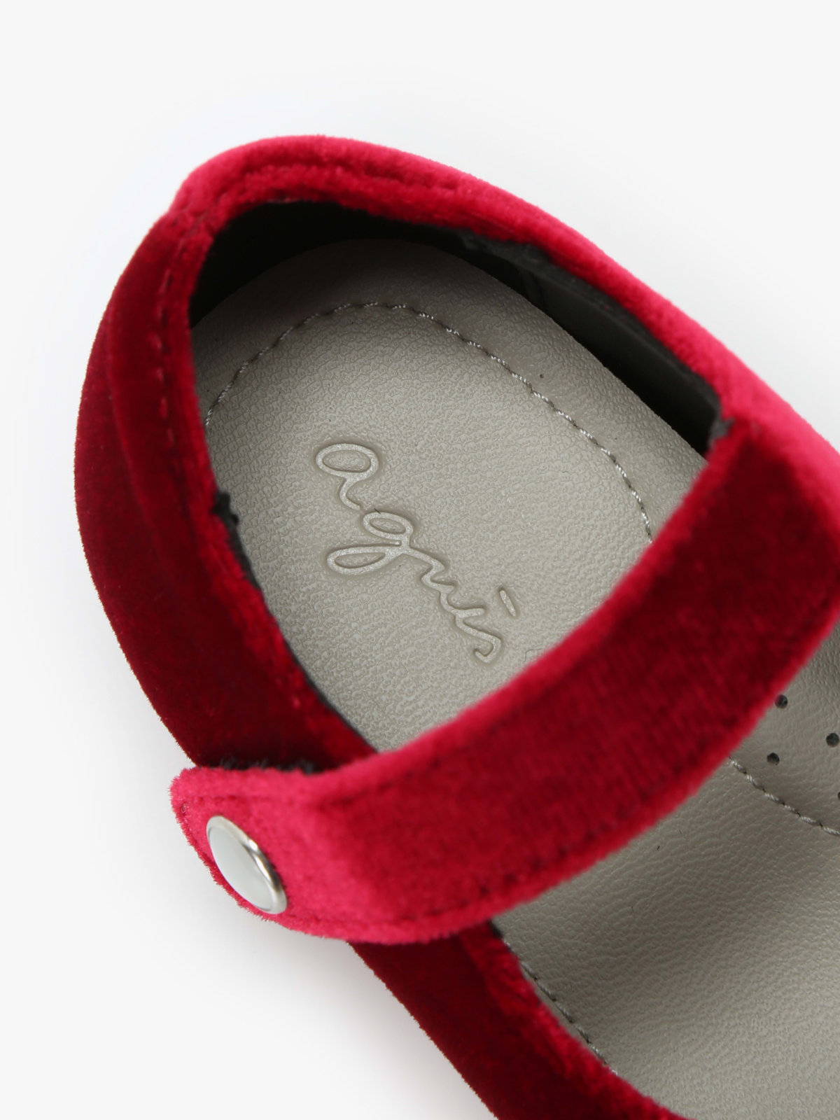 ENFANT ベビー ベビー ベロア バレエシューズ ピンク