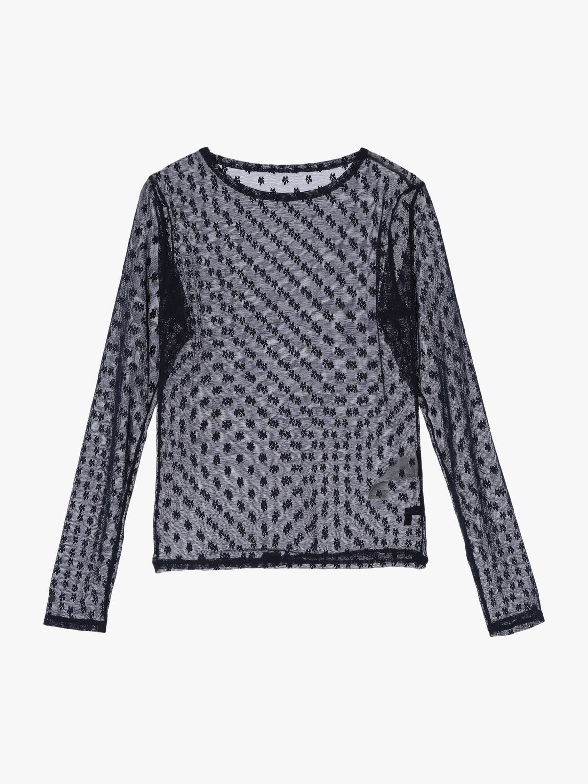 To b. by agnès b. 【Outlet】フラワーチュールプルオーバー ネイビー