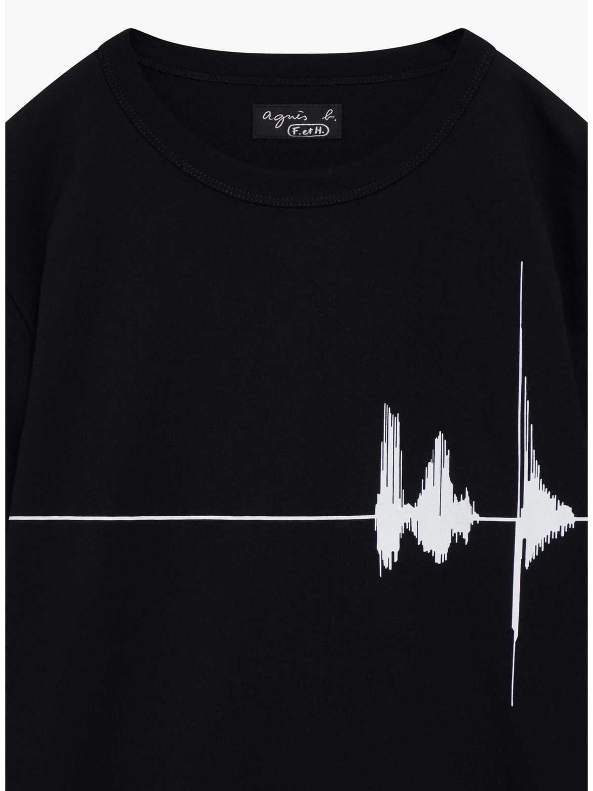 FEMME ウィメンズ S641 TS アーティストTシャツ Jeremy Deller ブラック