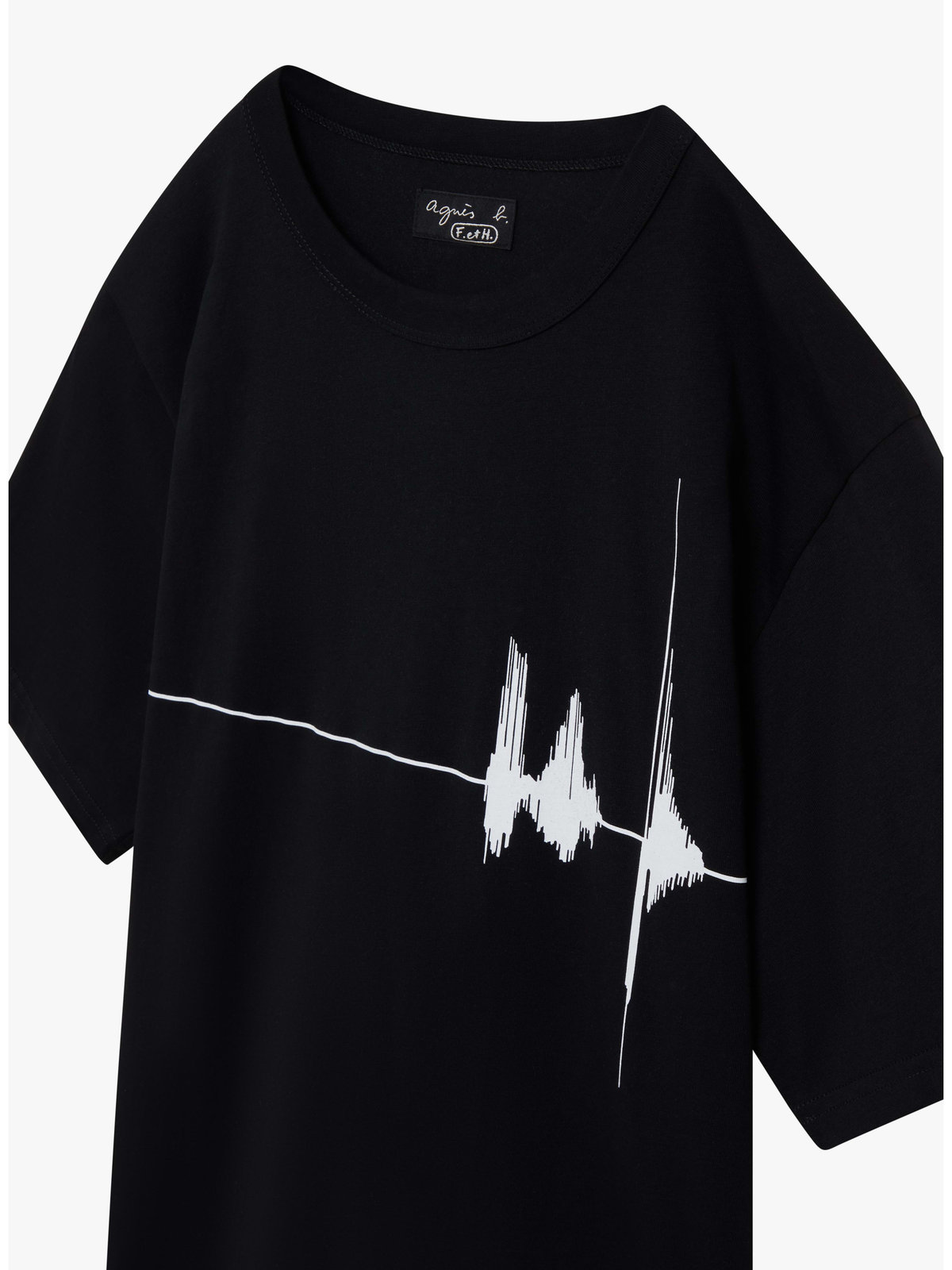 FEMME ウィメンズ S641 TS アーティストTシャツ Jeremy Deller ブラック
