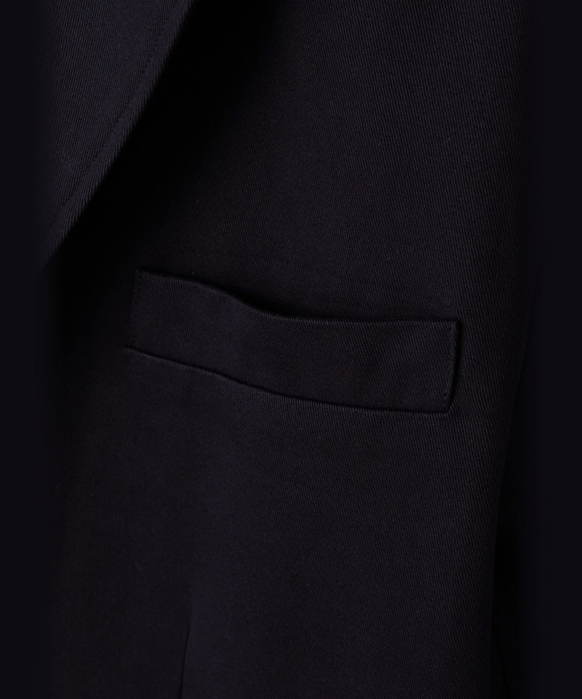 HOMME メンズ メンズ コットン ギャバジン テーラードジャケット "Cami" ブラック