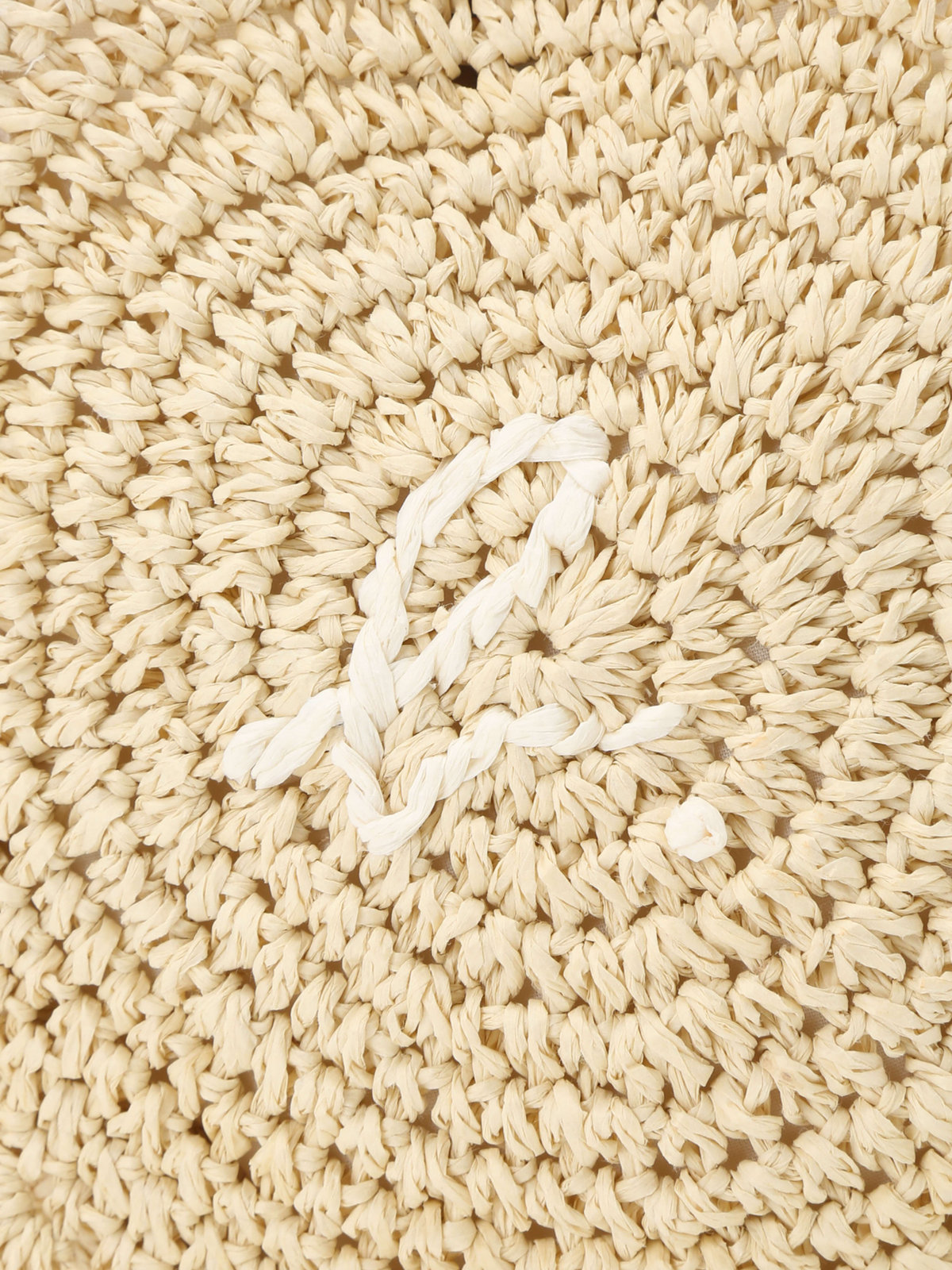 ENFANT ユニセックス キッズ ”b.” ロゴ 刺繍 サークル ショルダーバッグ オフホワイト