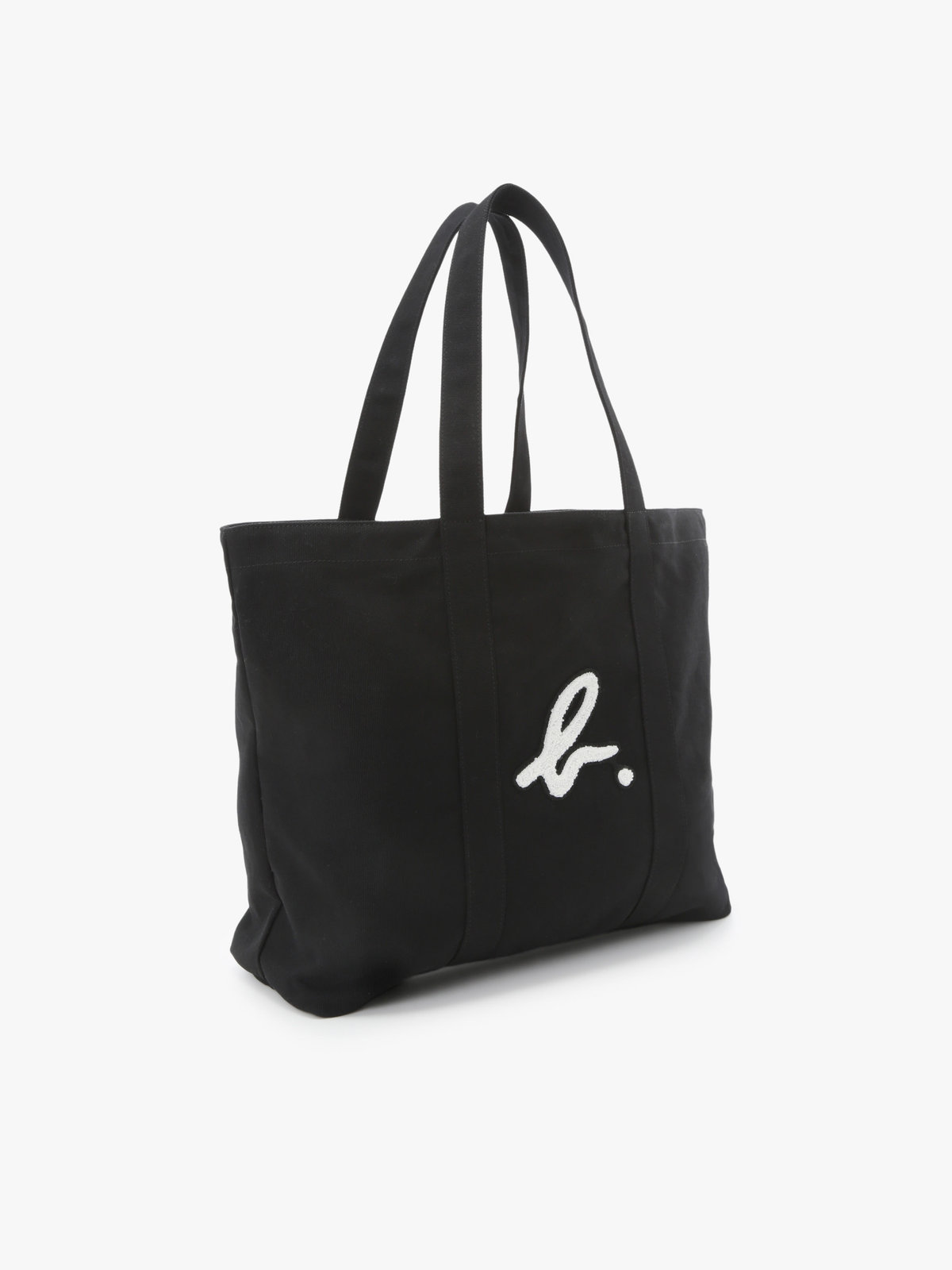 VOYAGE ウィメンズ バッグ＆ウォレット WEB限定 "b." ロゴ ラージ トートバッグ ECS02-03 ブラック