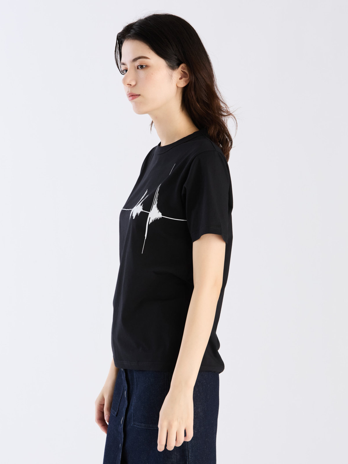 FEMME ウィメンズ S641 TS アーティストTシャツ Jeremy Deller ブラック