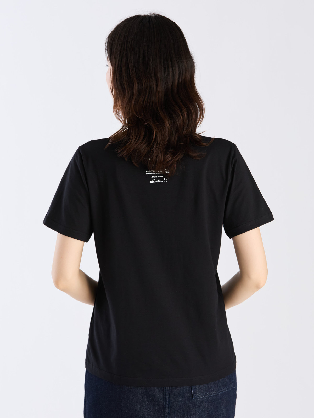 FEMME ウィメンズ S641 TS アーティストTシャツ Jeremy Deller ブラック