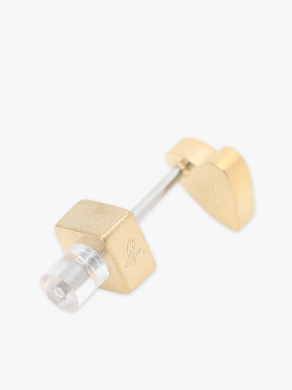 To b. by agnès b. ミニハート ピアス ゴールド