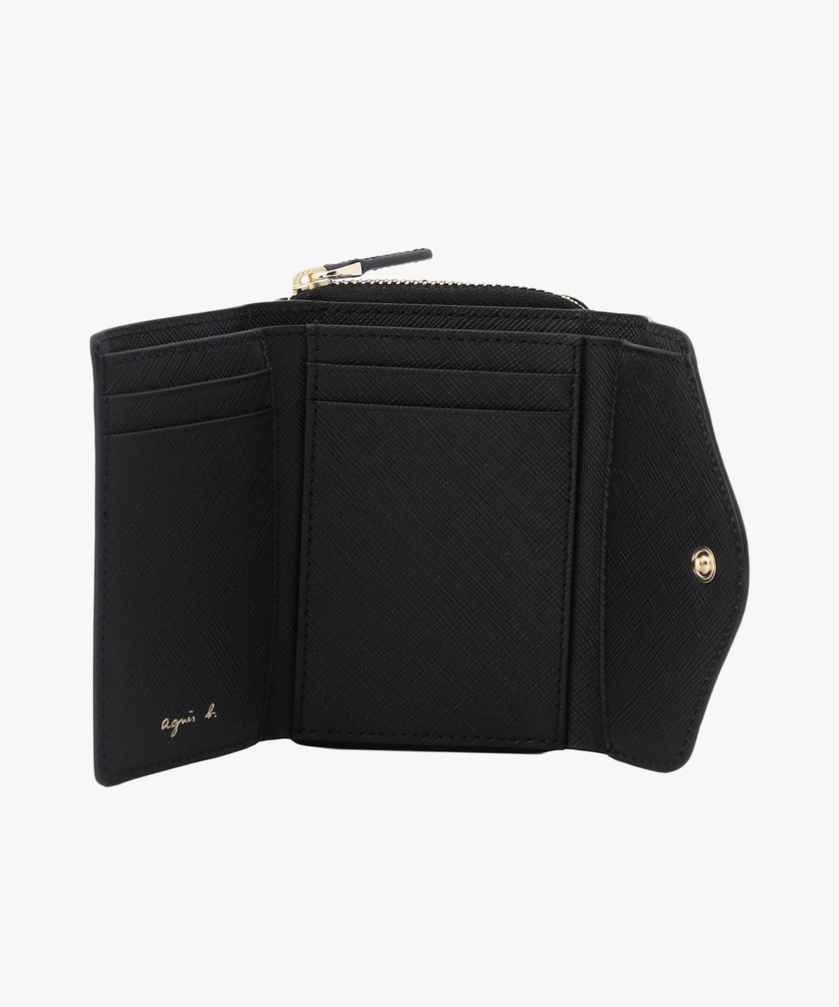 VOYAGE ウィメンズ バッグ＆ウォレット  レザー 三つ折りウォレット "ava " TAW02-02 ブラック