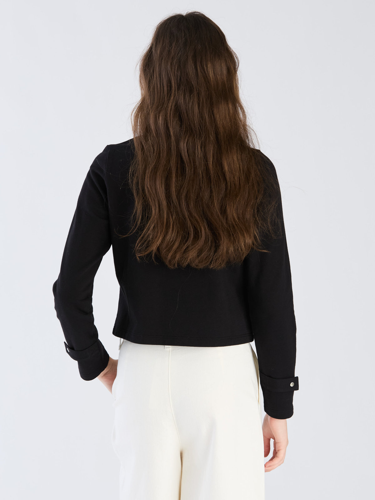 To b. by agnès b. 【Outlet】To b. by agnes b.× green label relaxing オーガニックコットン トラディショナルカーディガン ブラック