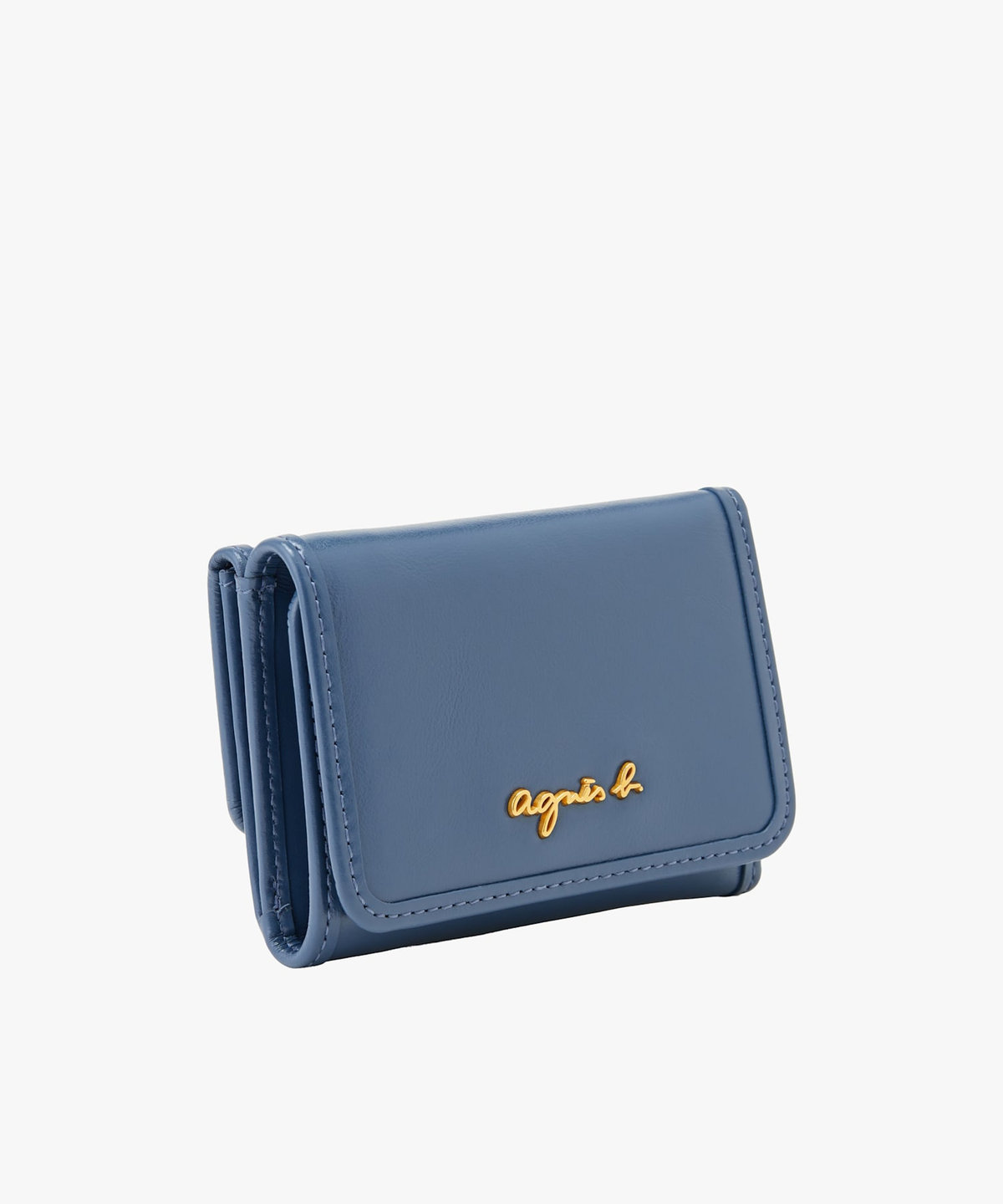 VOYAGE ウィメンズ バッグ＆ウォレット レザー 三つ折り ウォレット "Nathalie" BBW02-02 ブルー系その他