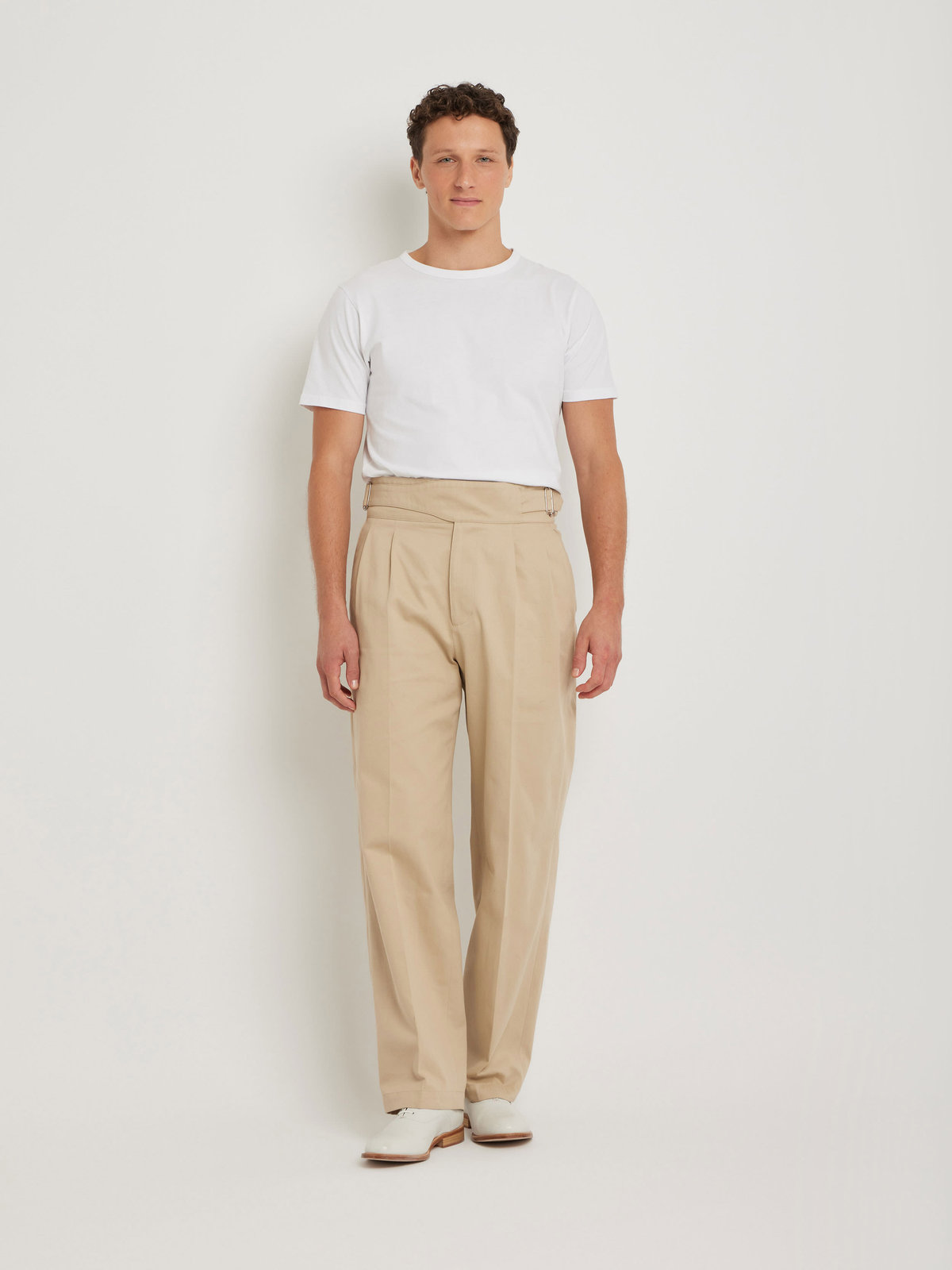 HOMME メンズ UT36 PANTALON パンツ ベージュ