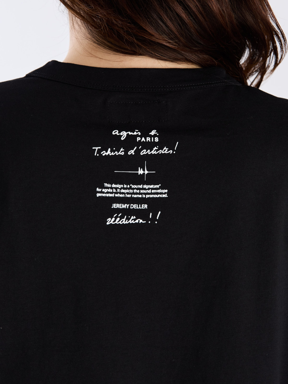FEMME ウィメンズ S641 TS アーティストTシャツ Jeremy Deller ブラック