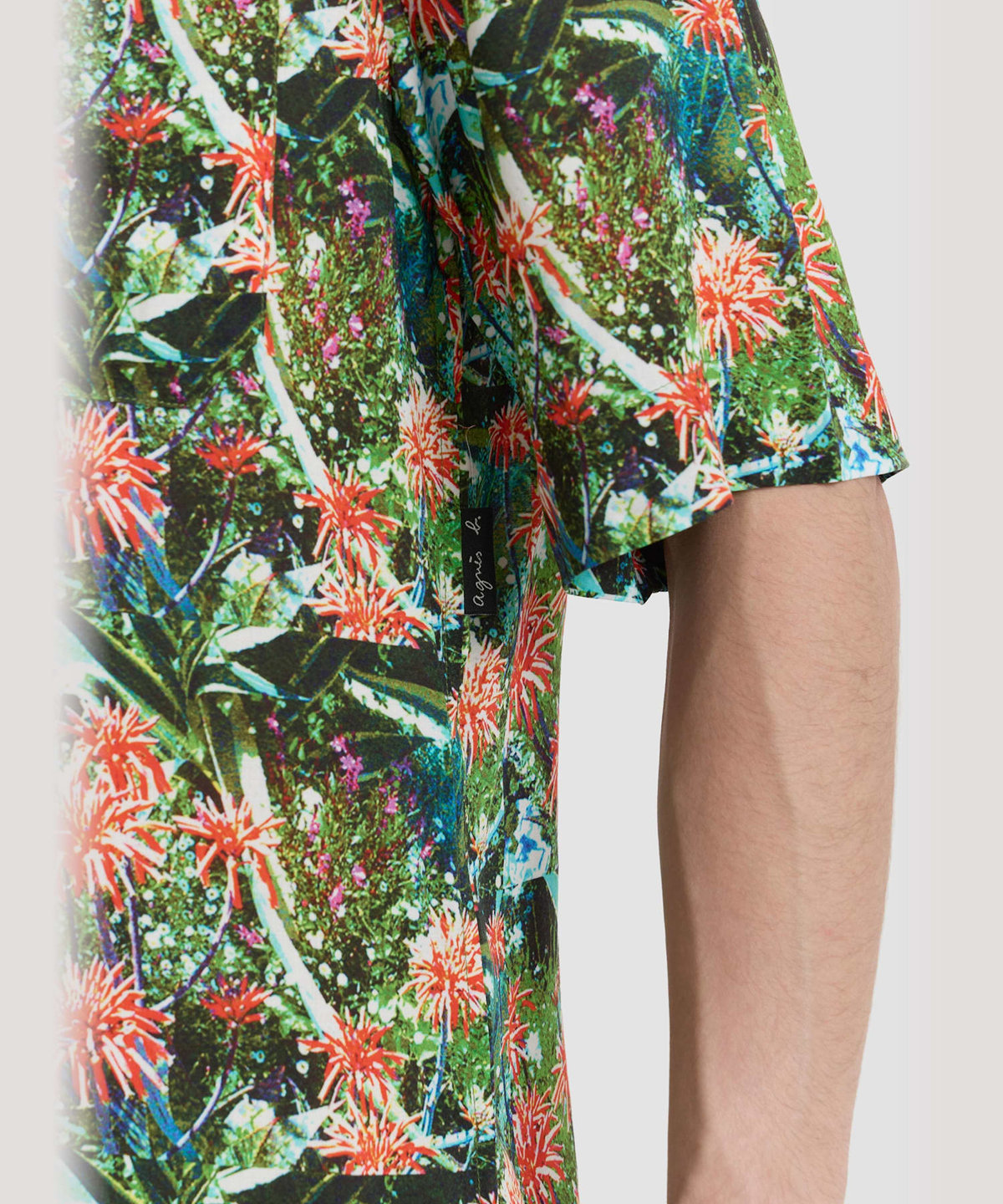 HOMME メンズ メンズ プリント 開襟 半袖 シャツ "Magnum" マルチ