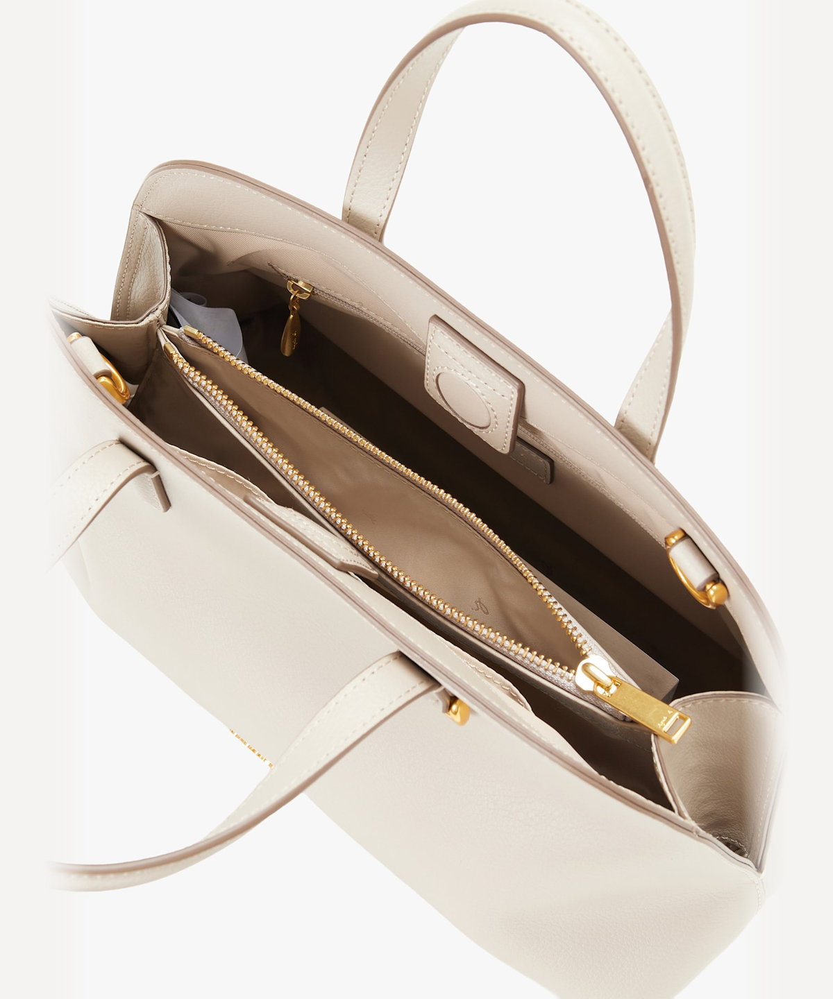 VOYAGE ウィメンズ バッグ＆ウォレット レザー 2way ミディアム トートバッグ "Christelle" ABS01-05 ベージュ