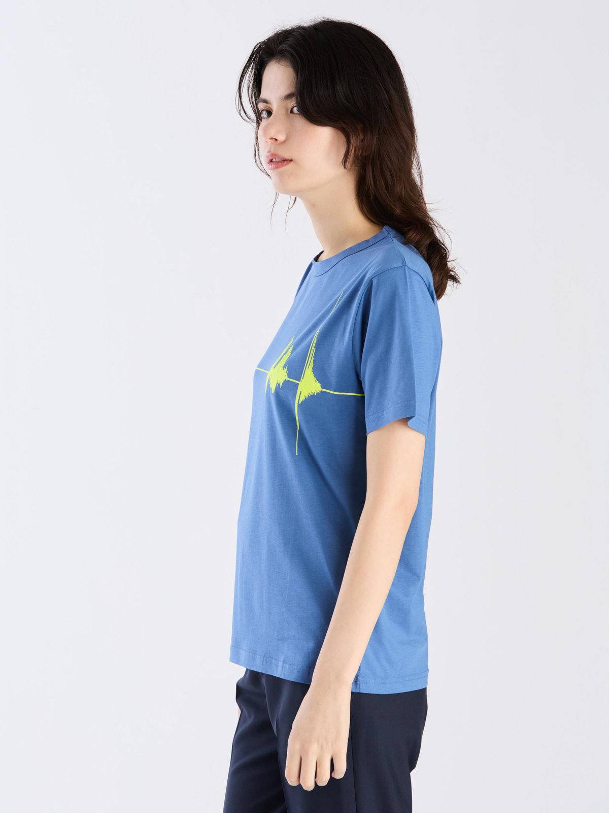 FEMME ウィメンズ S641 TS アーティストTシャツ Jeremy Deller ネイビー