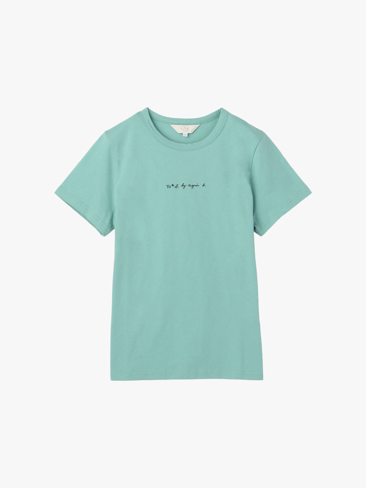 To b. by agnès b. 【Outlet】ロゴ コットン 半袖 ベーシック ボーイズ Tシャツ サックスブルー
