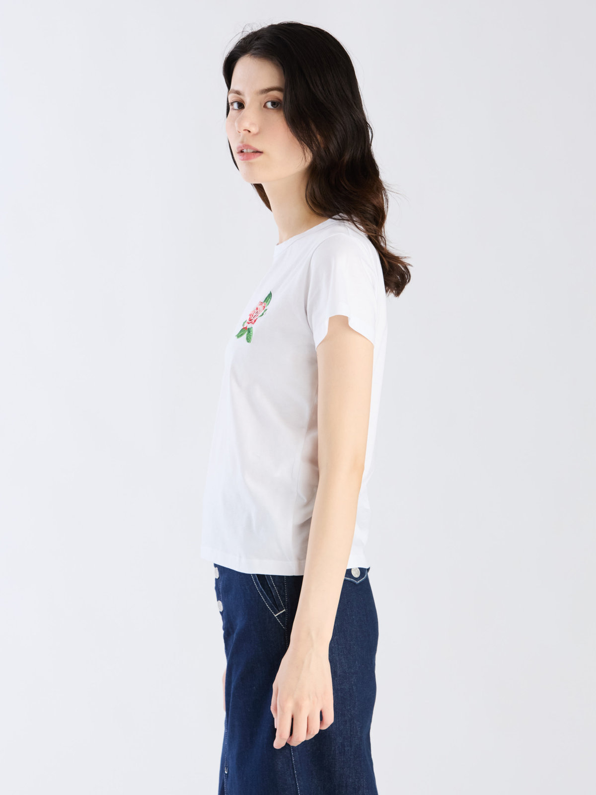 FEMME ウィメンズ 半袖 Tシャツ ”Brando” ホワイト