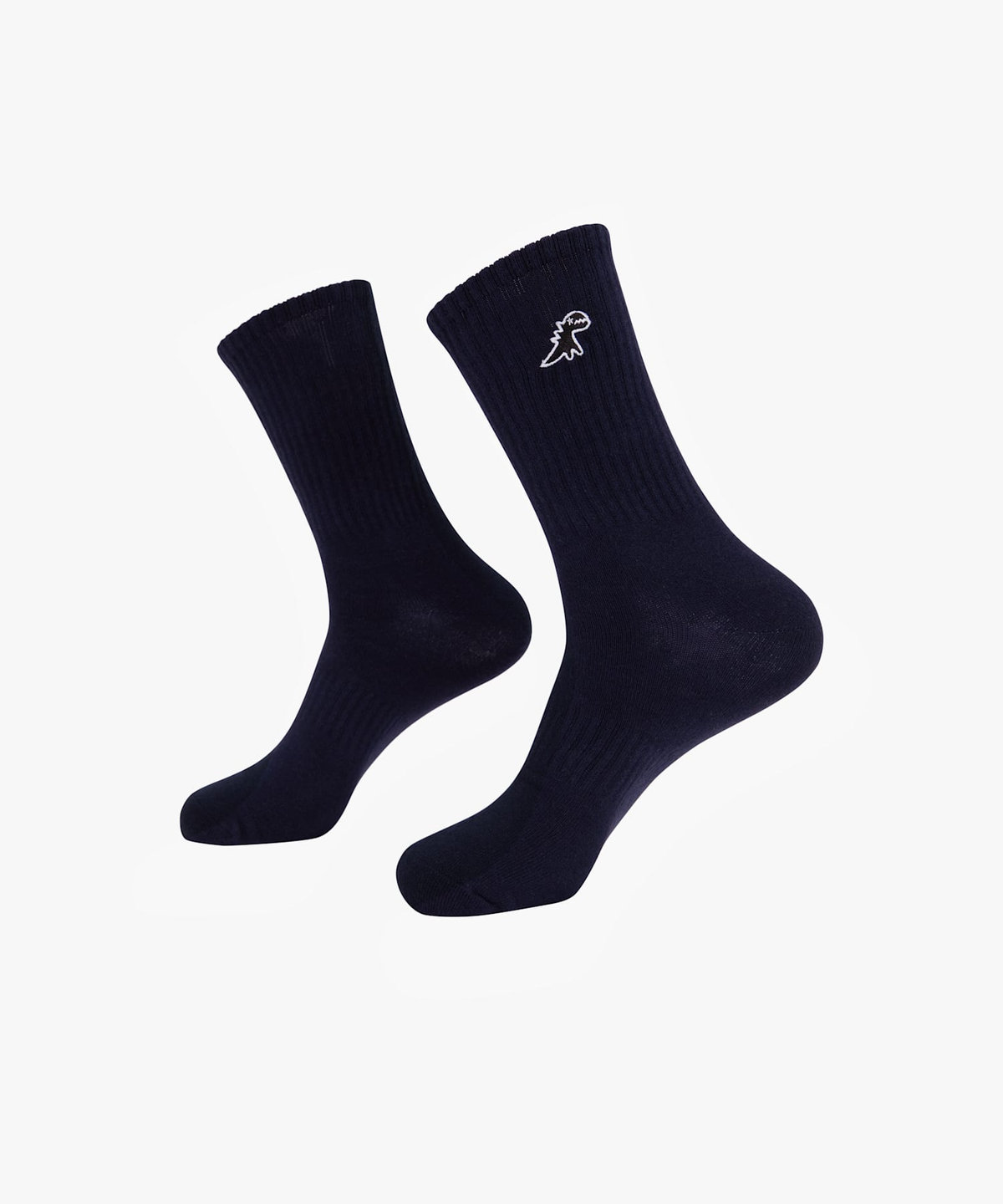 HOMME メンズ SPORT b. メンズ ディノ 刺繍ソックス ブルー系その他
