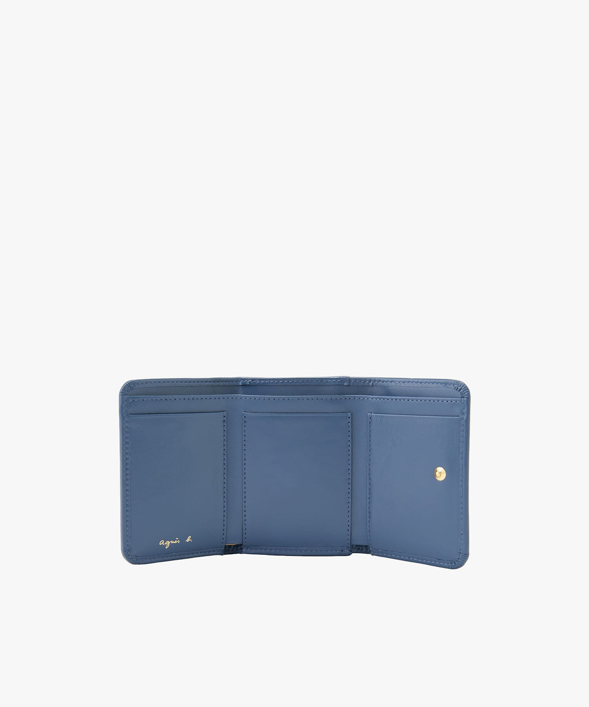 VOYAGE ウィメンズ バッグ＆ウォレット レザー 三つ折り ウォレット "Nathalie" BBW02-02 ブルー系その他
