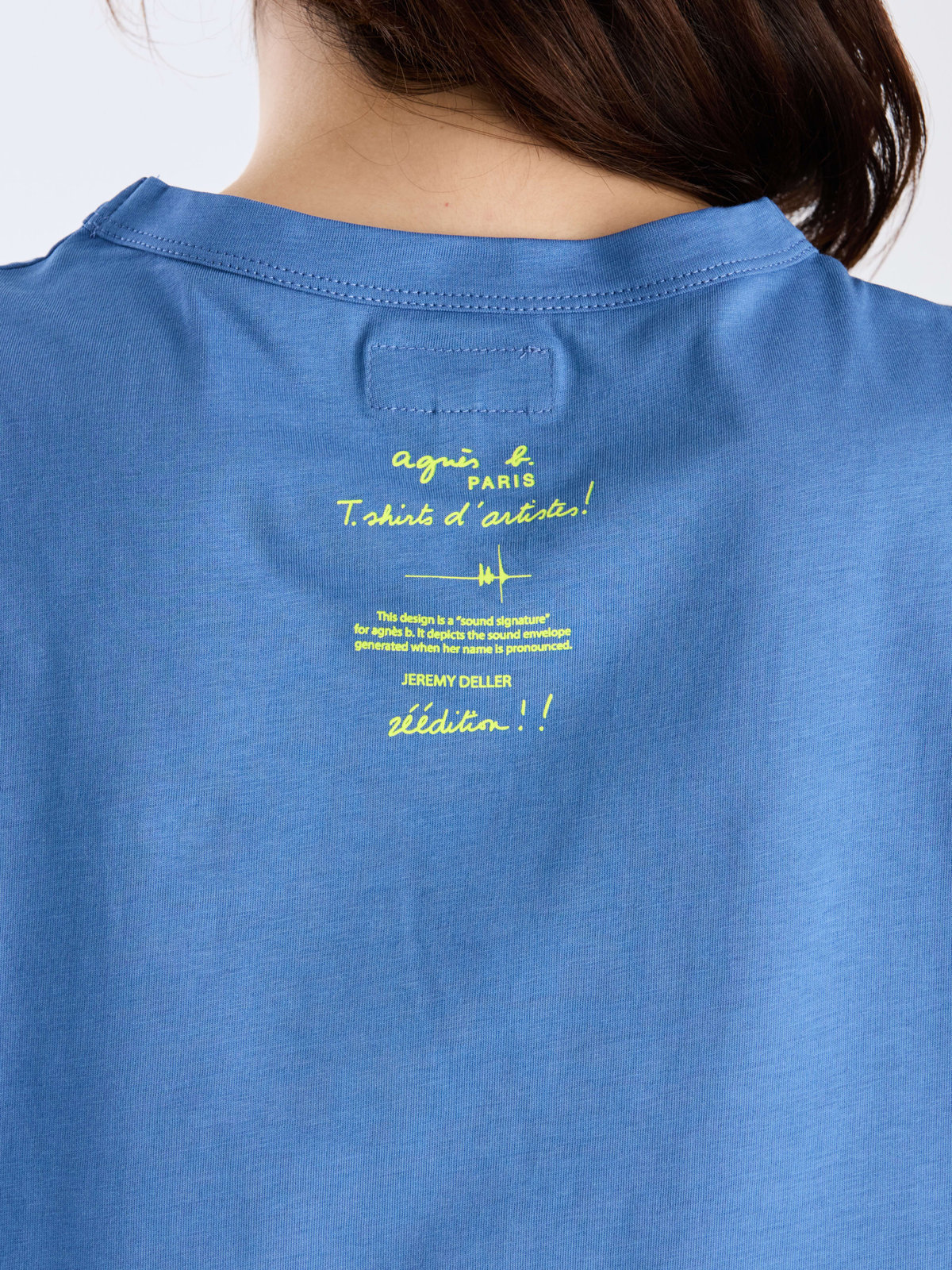FEMME ウィメンズ S641 TS アーティストTシャツ Jeremy Deller ネイビー
