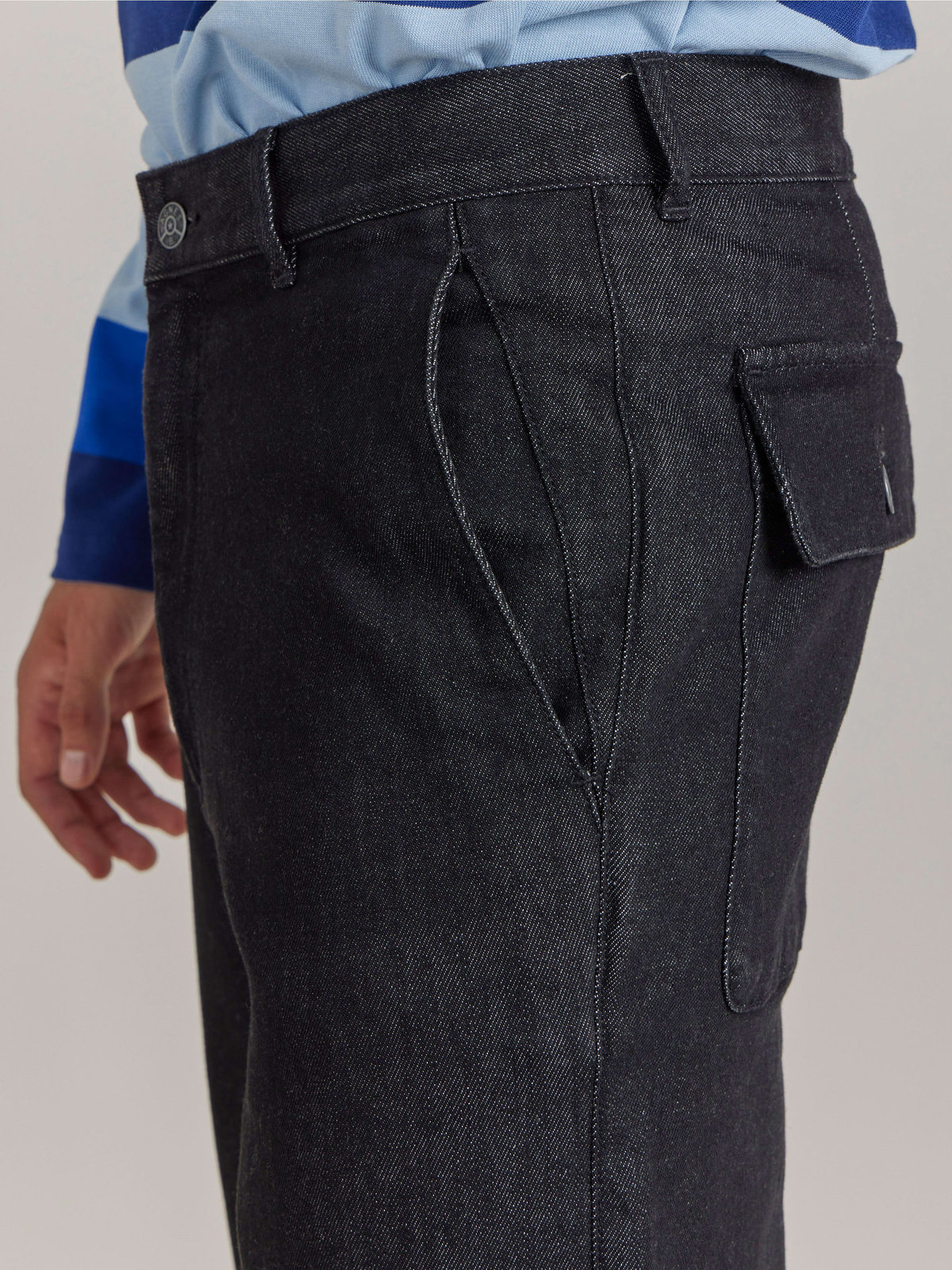 HOMME メンズ 【Outlet】TBM4 PANTALON パンツ ブラック