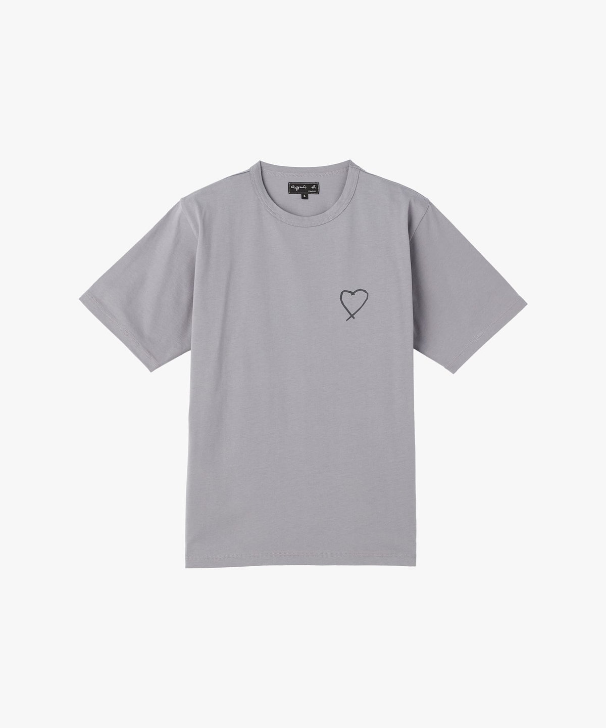 FEMME ウィメンズ アイコニック プリント コットン 半袖 Tシャツ "Sarajevo heart" グレー系その他