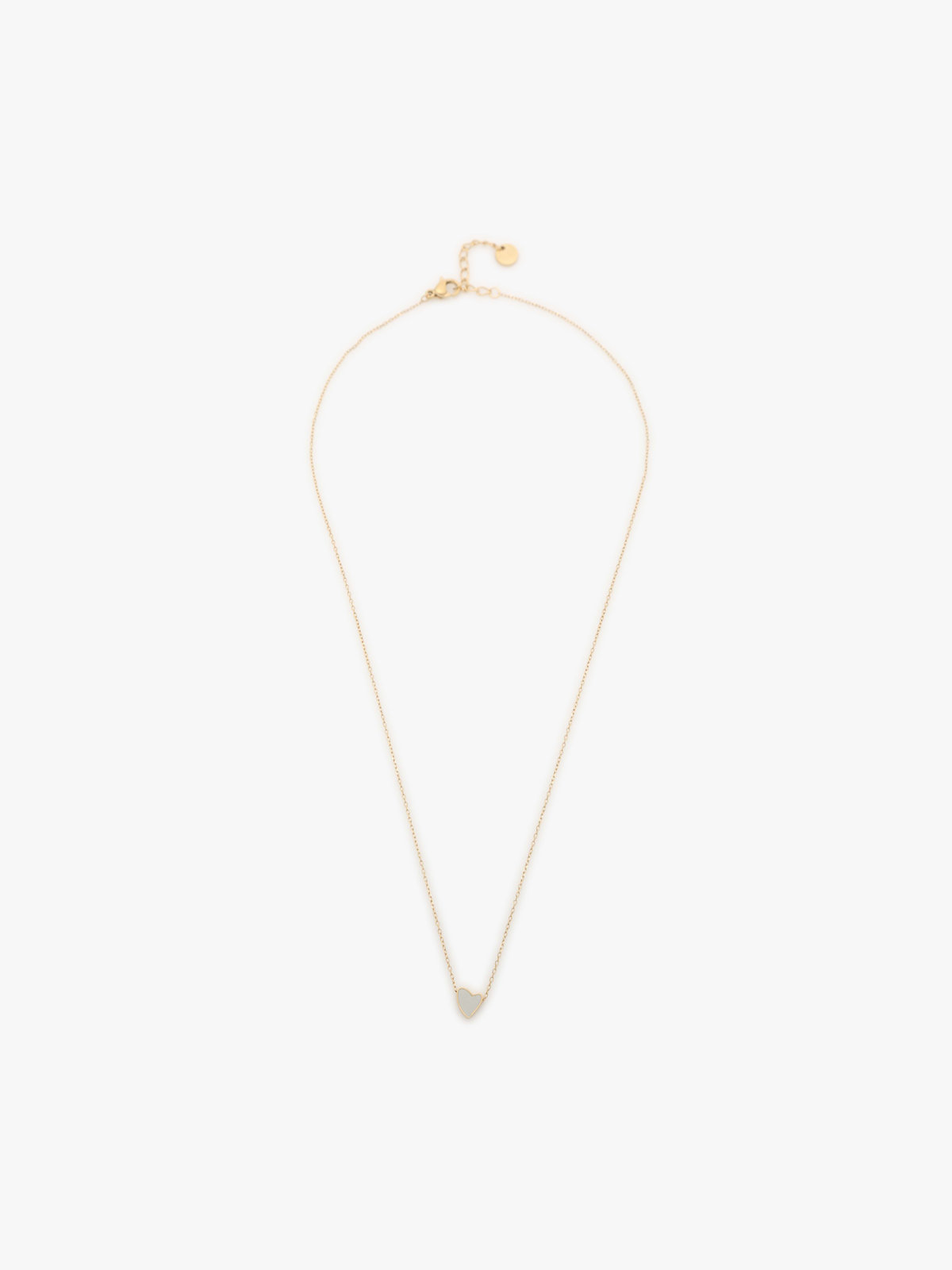 To b. by agnès b. ミニハート ネックレス ゴールド