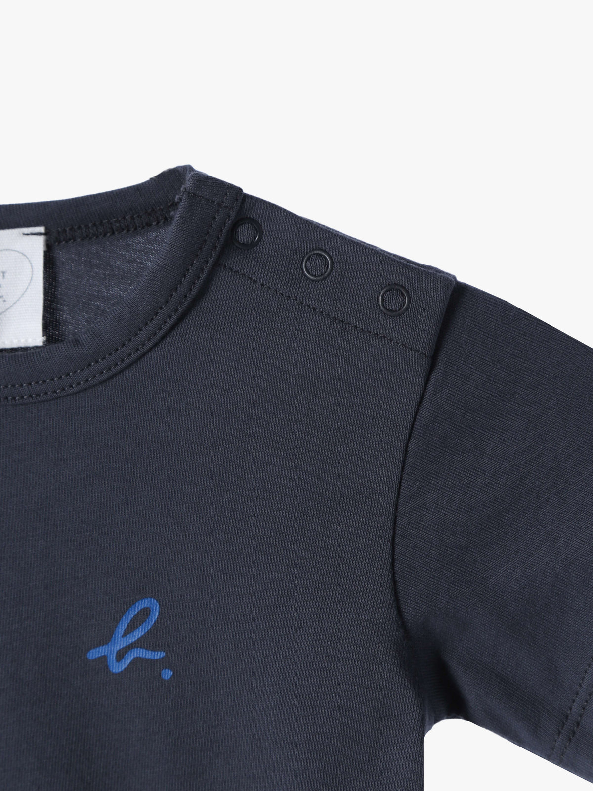 ENFANT ベビー S137 L TS ベビー ロゴTシャツ グレー
