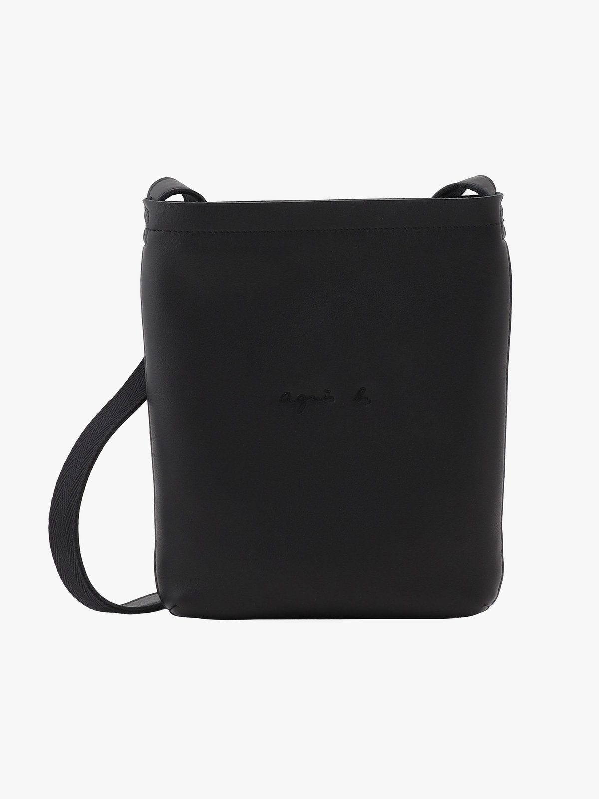 VOYAGE メンズ バッグ＆ウォレット レザーショルダーバッグ "Peter"  PAH02Z-03 ブラック