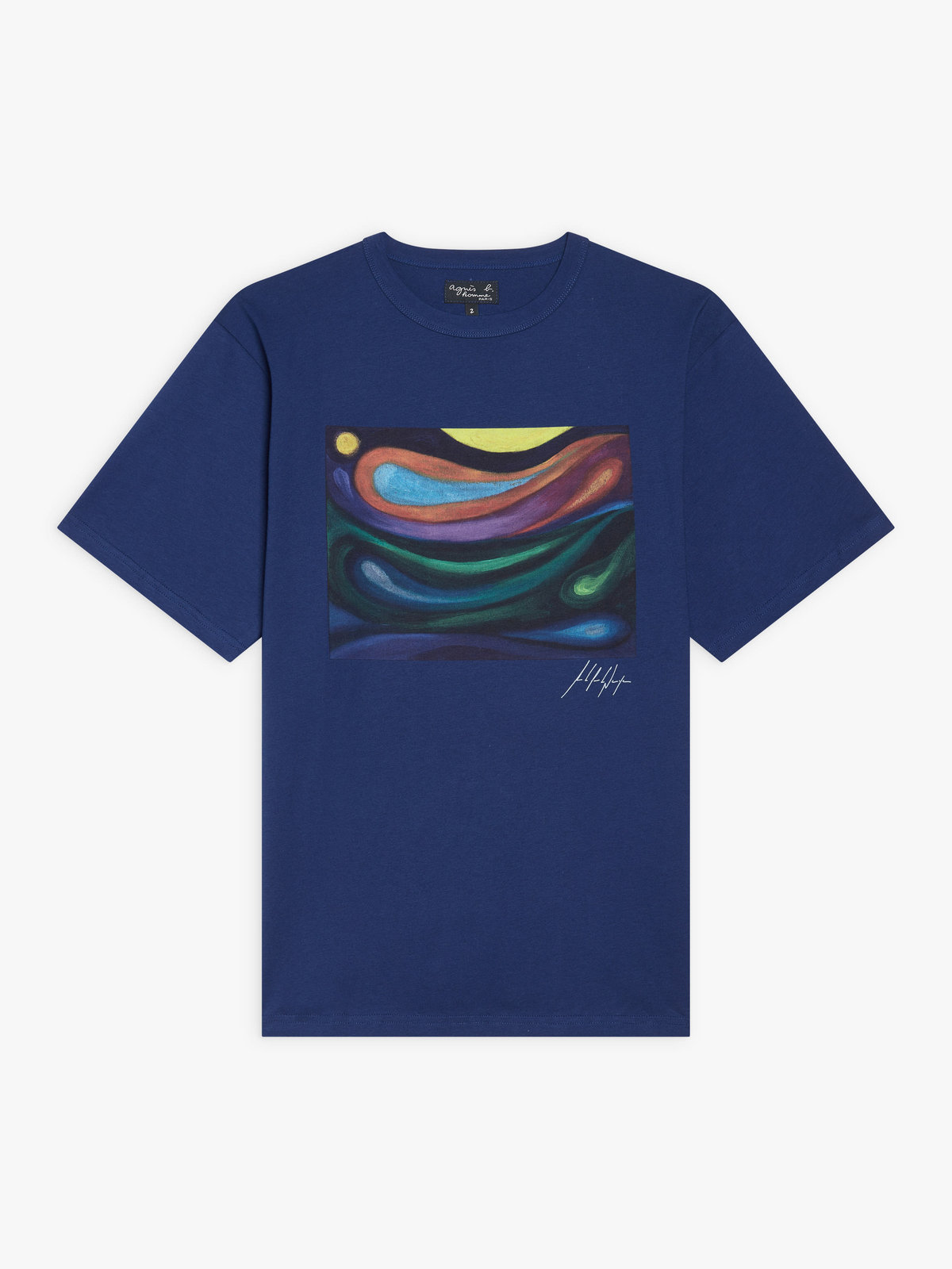 HOMME メンズ 【Outlet】SET4 TS アーティストTシャツ ANDRE NIEMEYER ネイビー